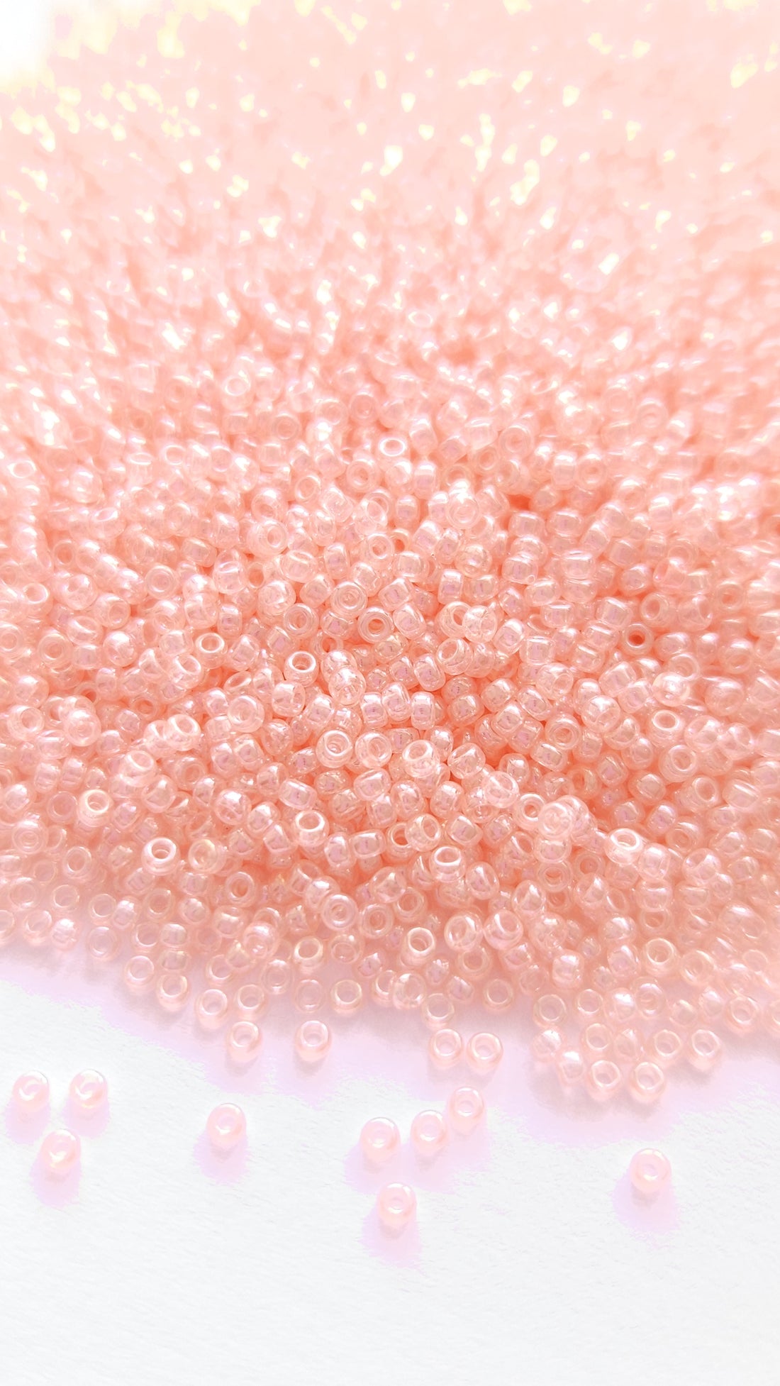 Miyuki Rocailles 15/0 Lt Rose Luster 0365