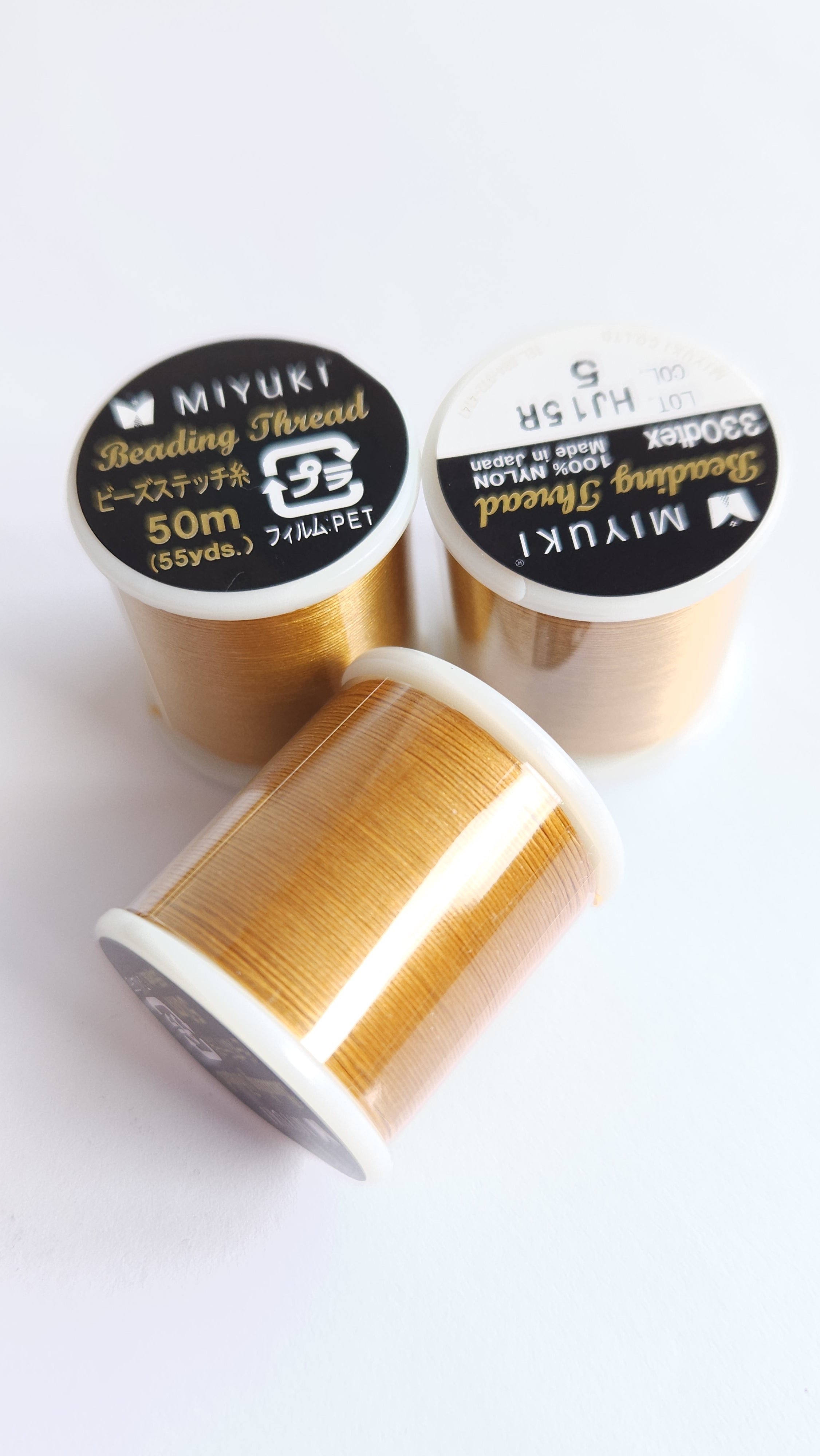 Miyuki Beading thread 50 meters Gold K4570/4