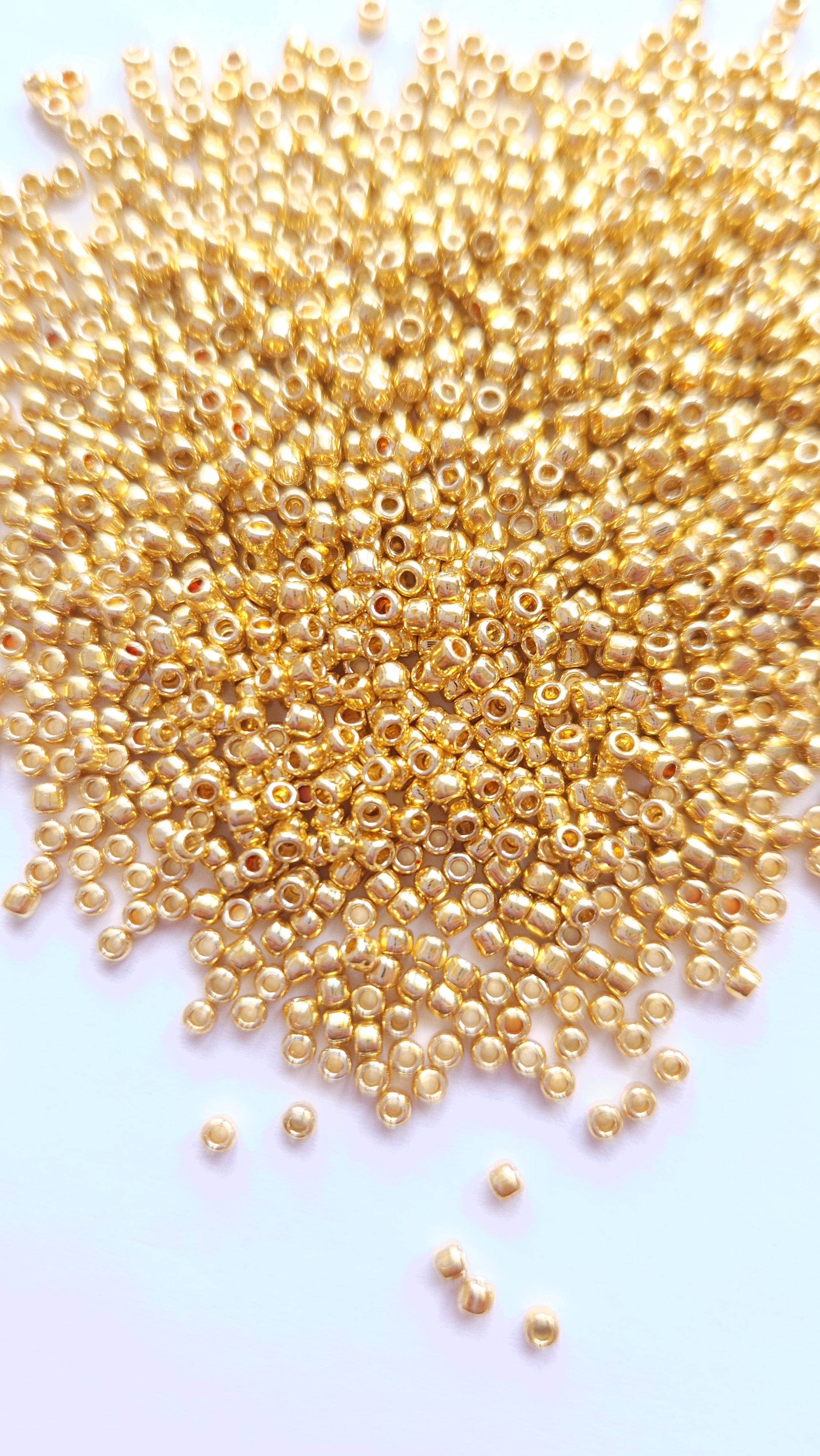 TOHO Seed Beads 11/0 Perma Finish Galvenized Starlight TR-11-PF557