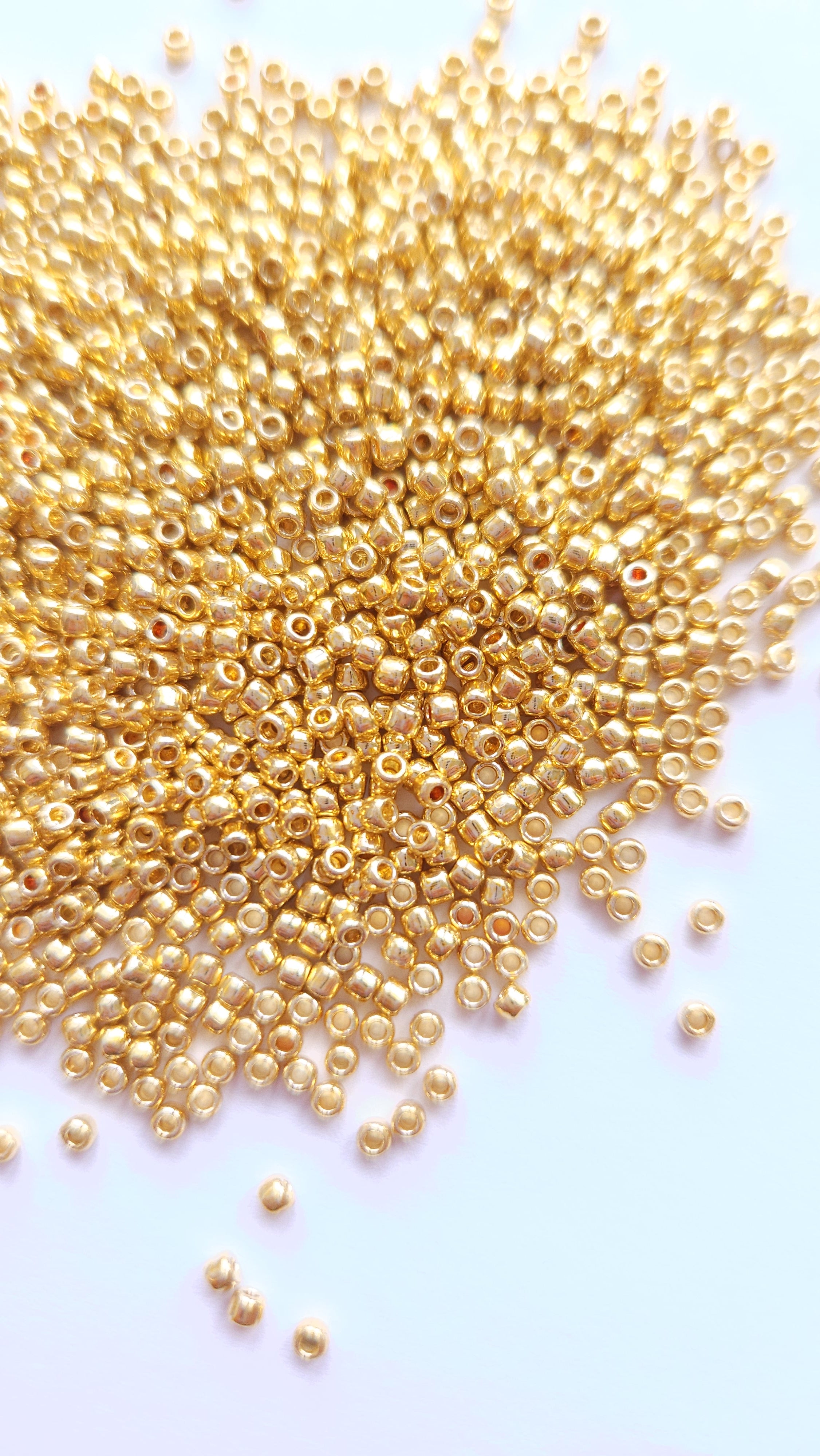 TOHO Seed Beads 11/0 Perma Finish Galvenized Starlight TR-11-PF557