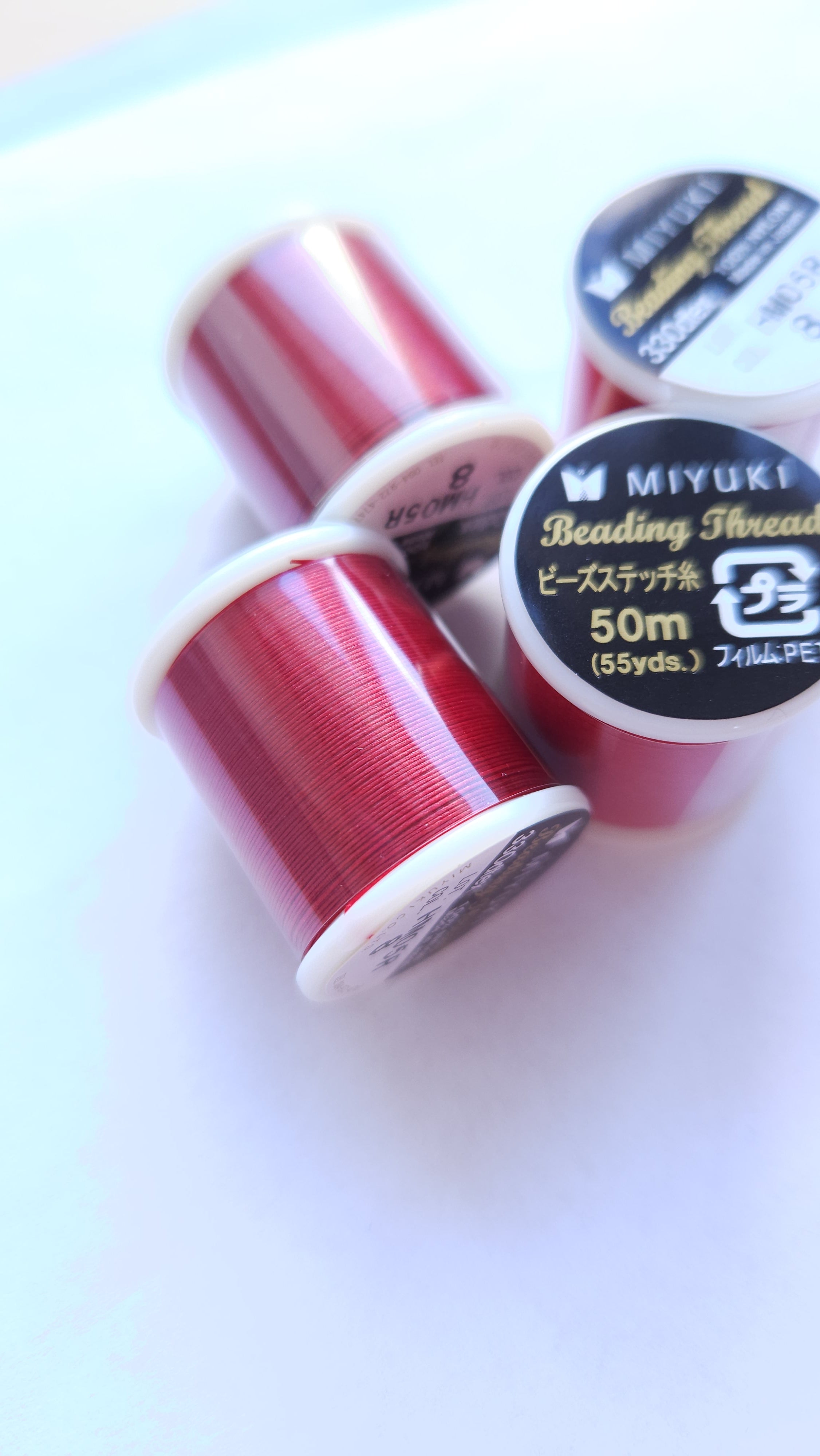 Miyuki Beading thread 50 meters Red