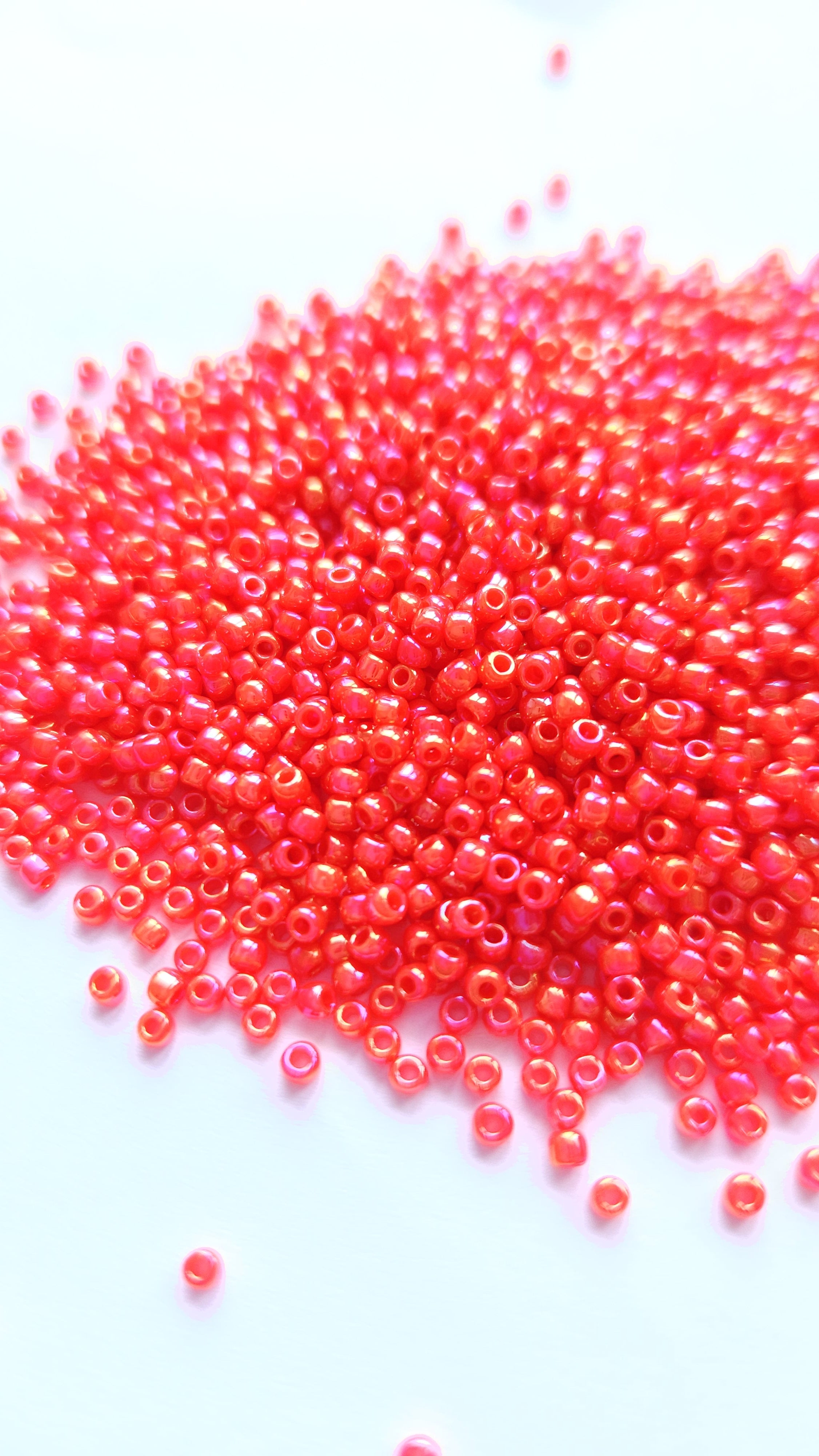 TOHO Rocailles 11/0 Opaque Rainbow Pumpkin TR-11-410