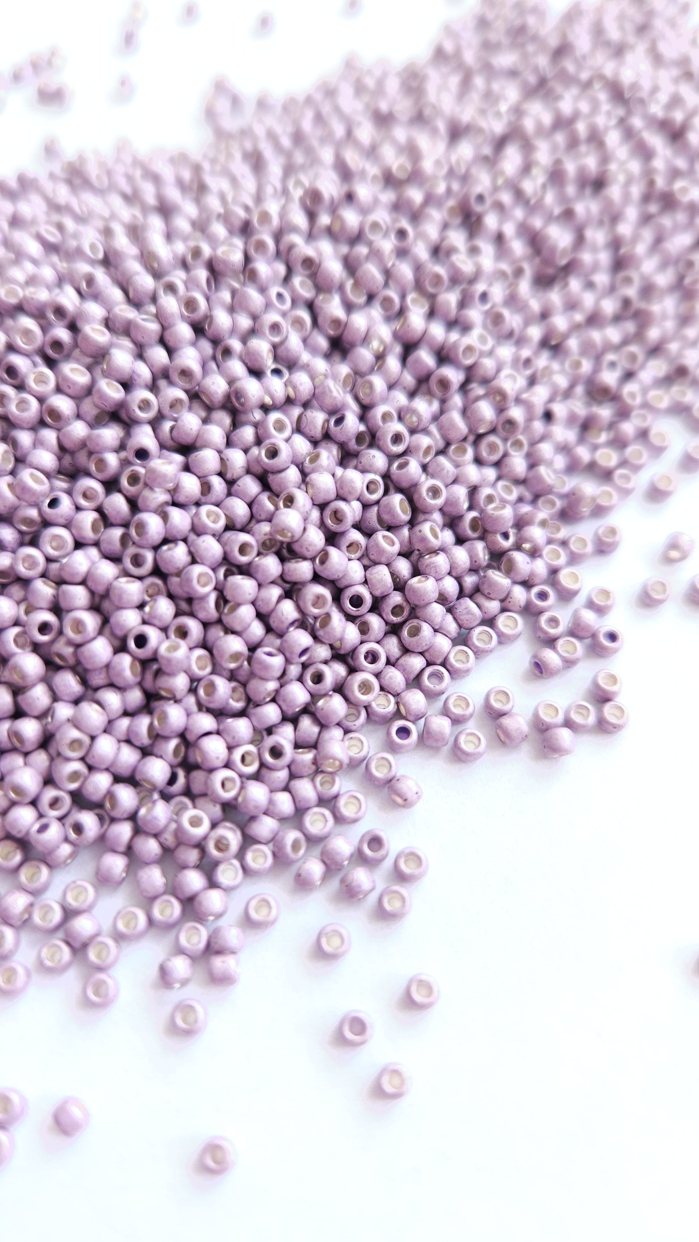 TOHO Seed Beads 11/0 Galvenized Matte Lavender TR-11-554F
