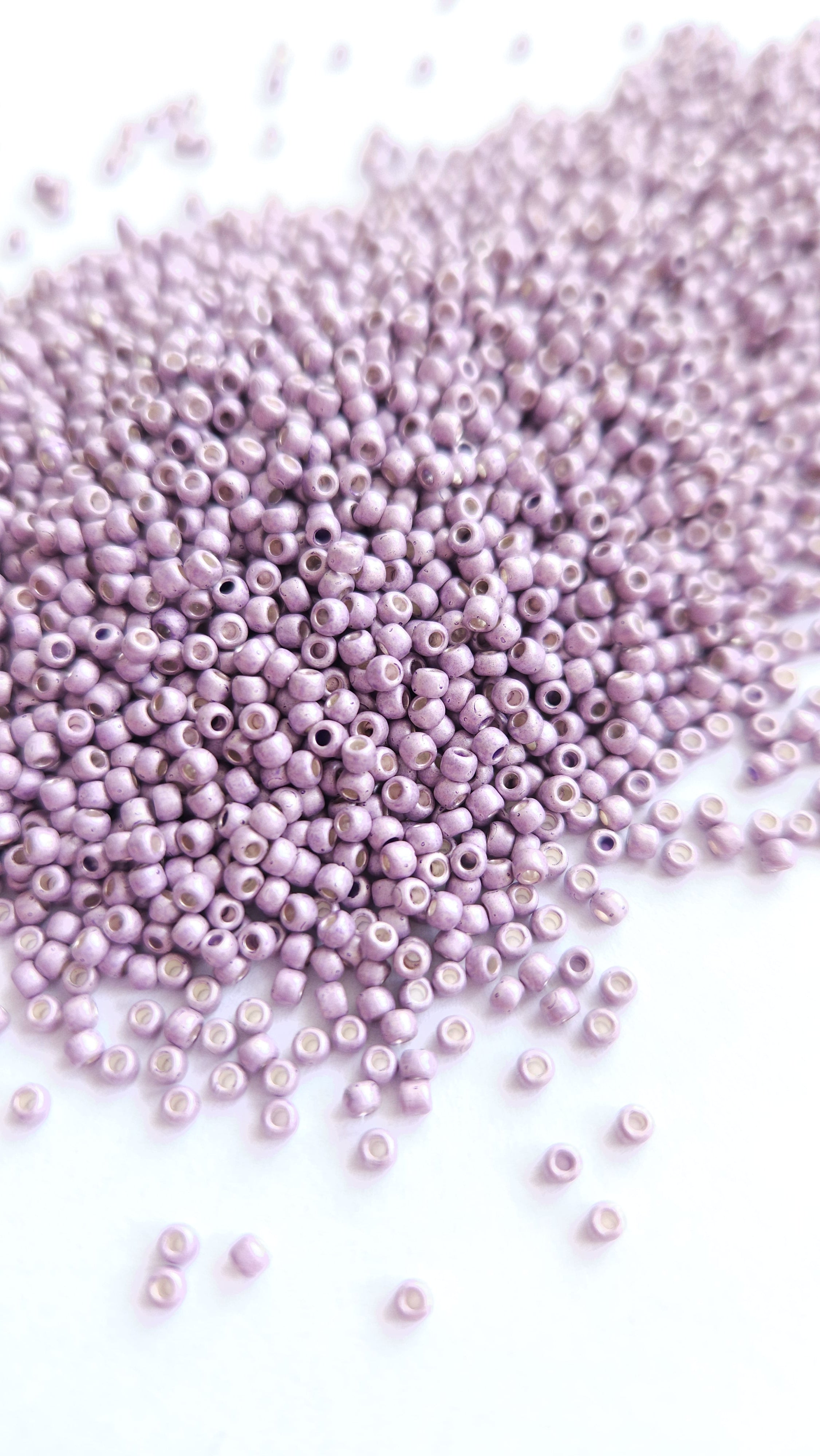 TOHO Seed Beads 11/0 Galvenized Matte Lavender TR-11-554F