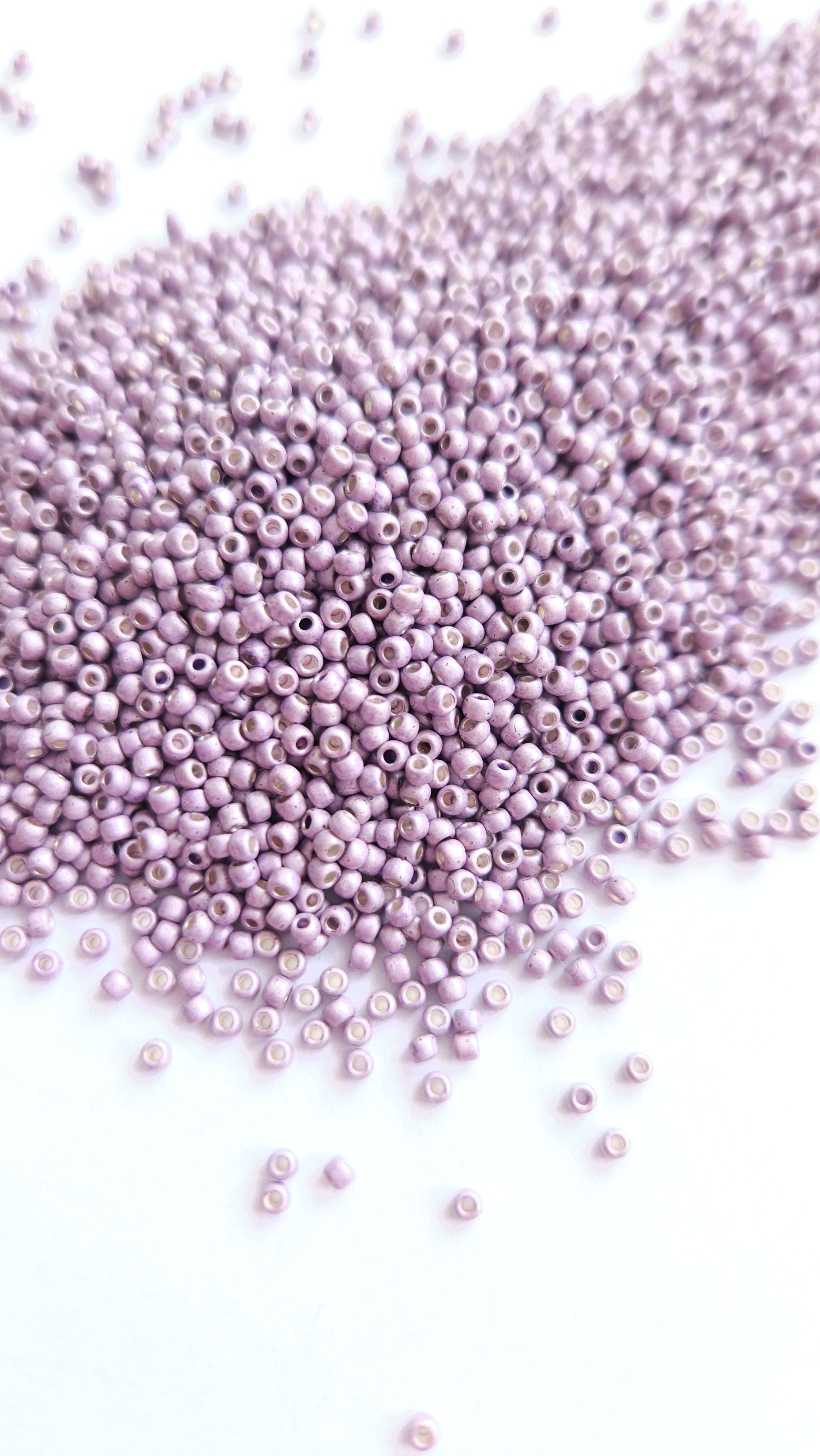 TOHO Seed Beads 11/0 Galvenized Matte Lavender TR-11-554F