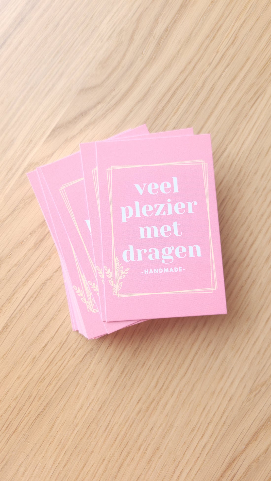 Kaartje 8.5 x 5.5 cm &