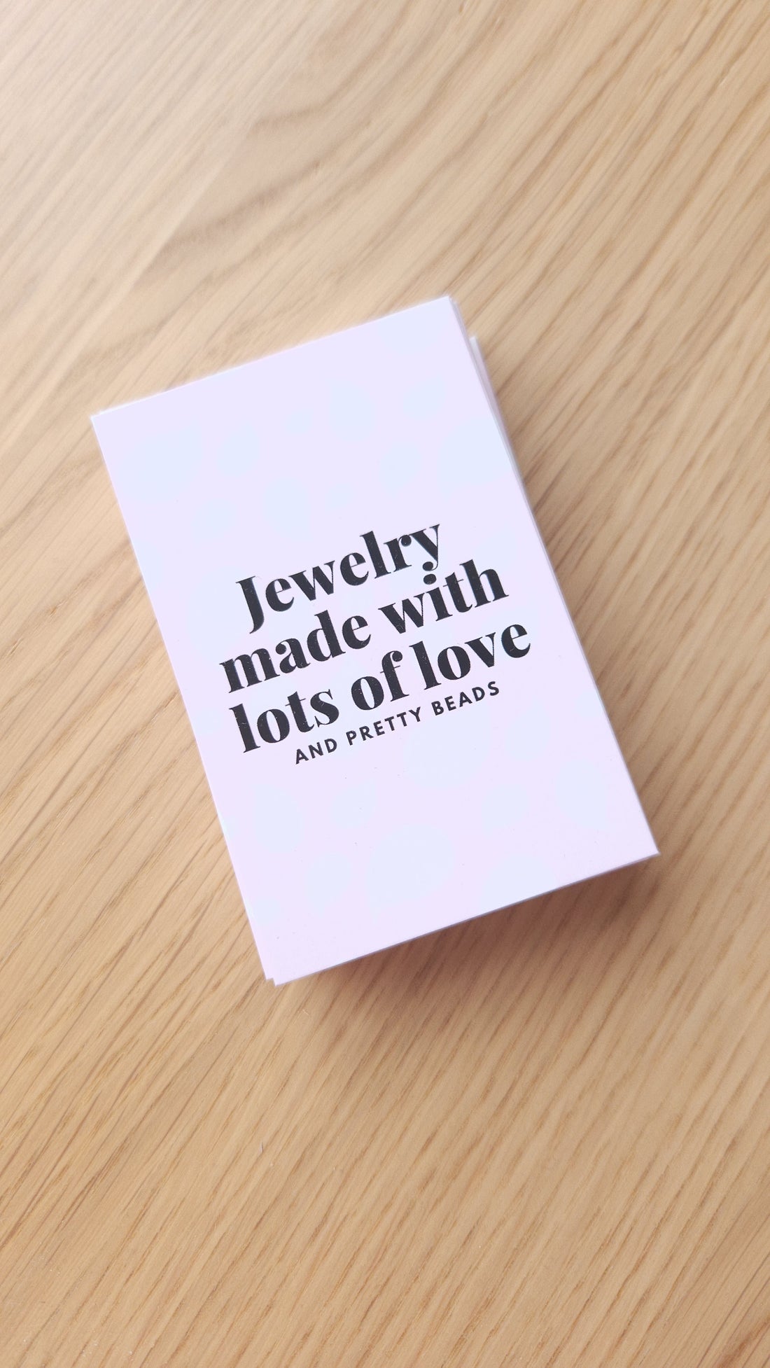 Kaartje 8.5 x 5.5 cm &