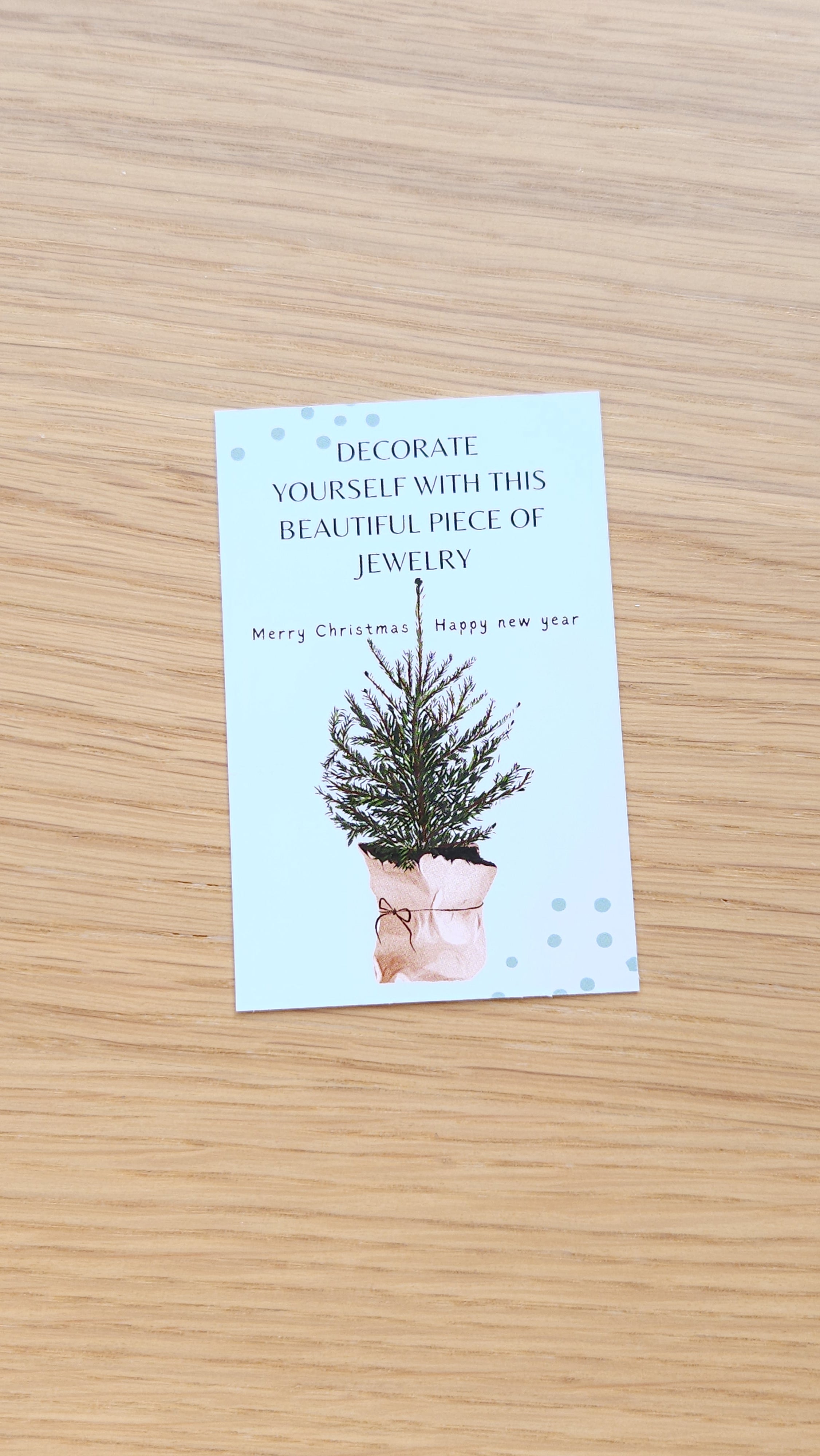 Mini kaartje 8.5 x 5.5 cm Kerst