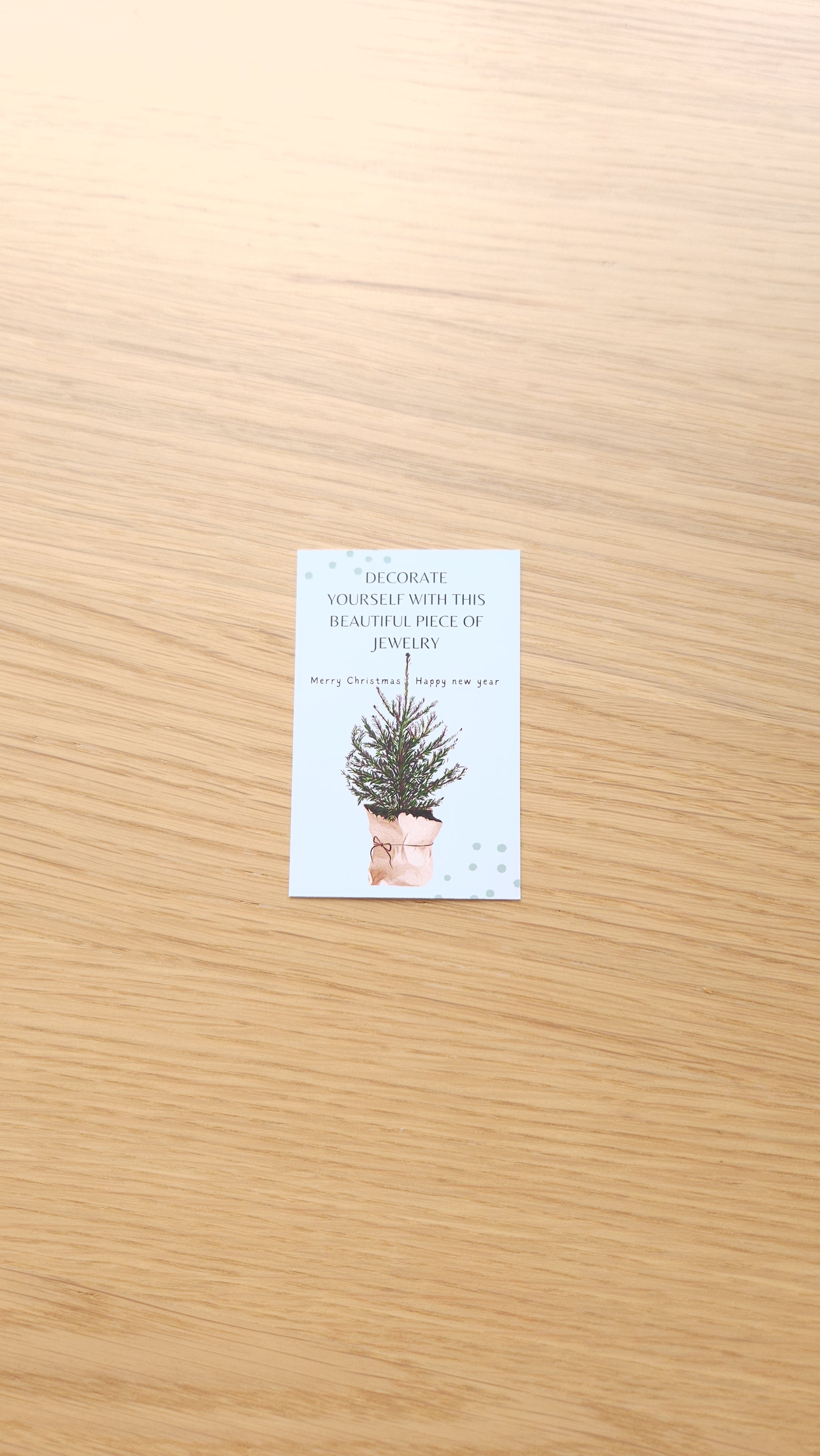 Mini kaartje 8.5 x 5.5 cm Kerst