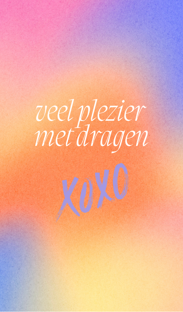 Kaartje 8.5 x 5.5 cm &