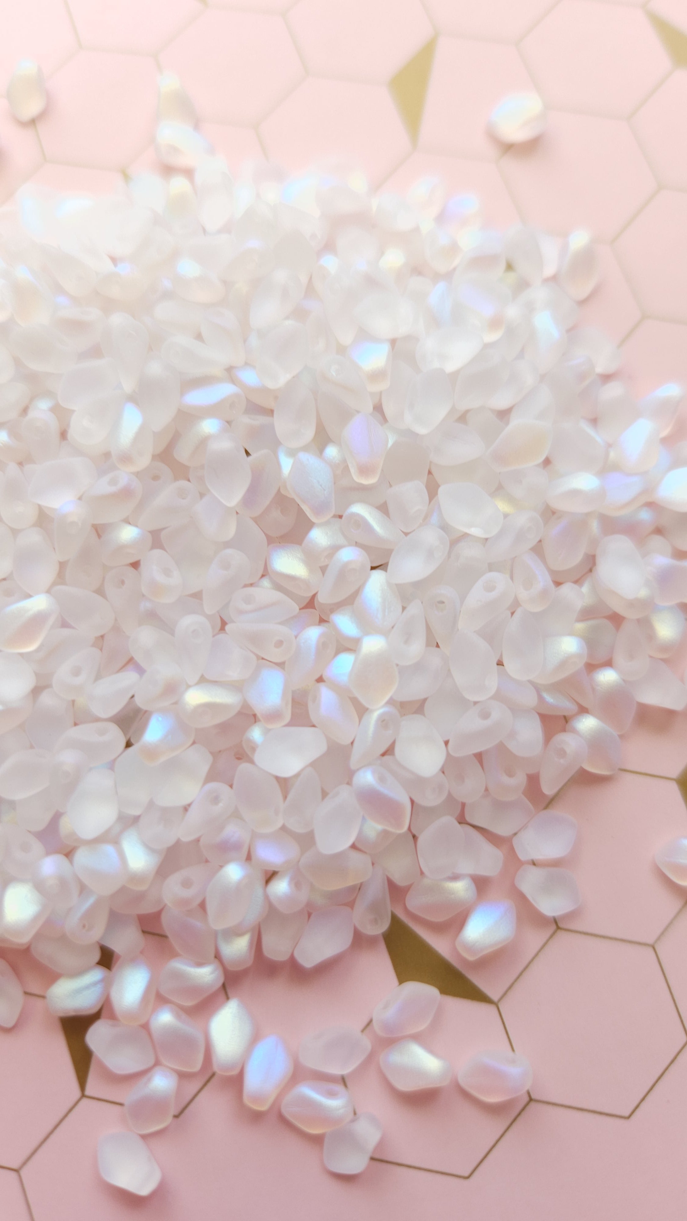 Gekko 3 x 5 mm Crystal AB Matted 28771