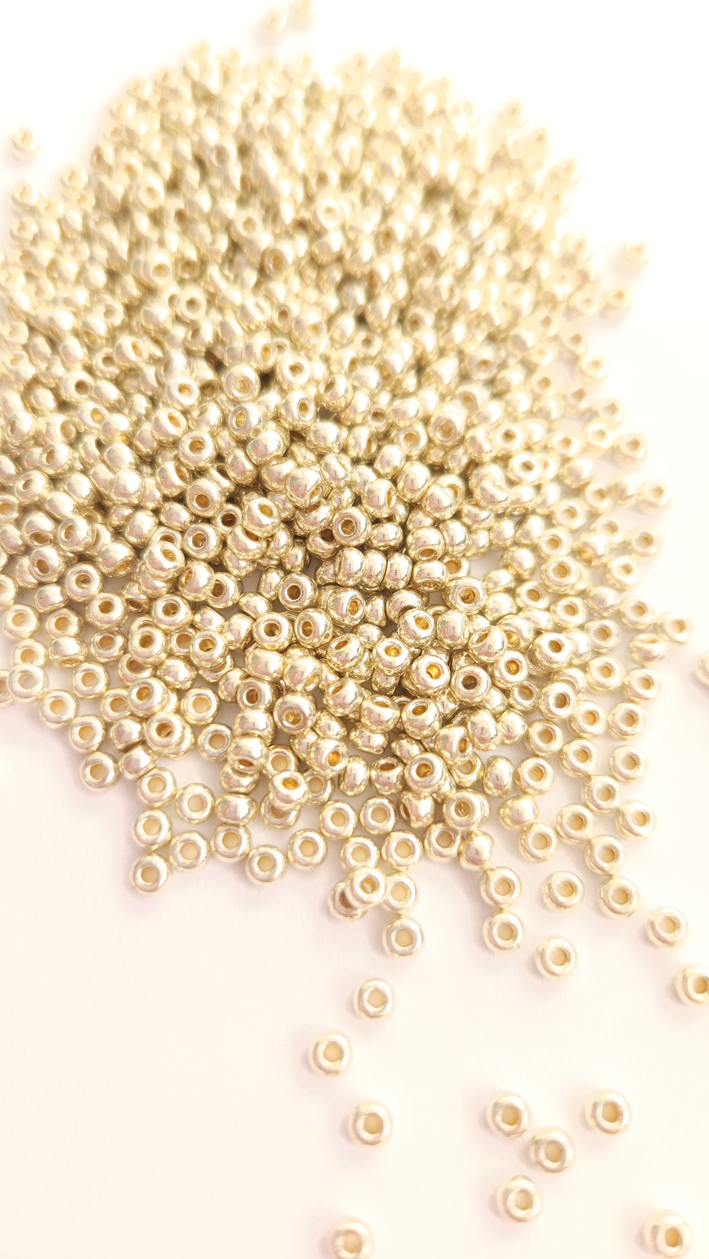 Miyuki Seed Beads 8/0 Duracoat Galvenized Silver 4201