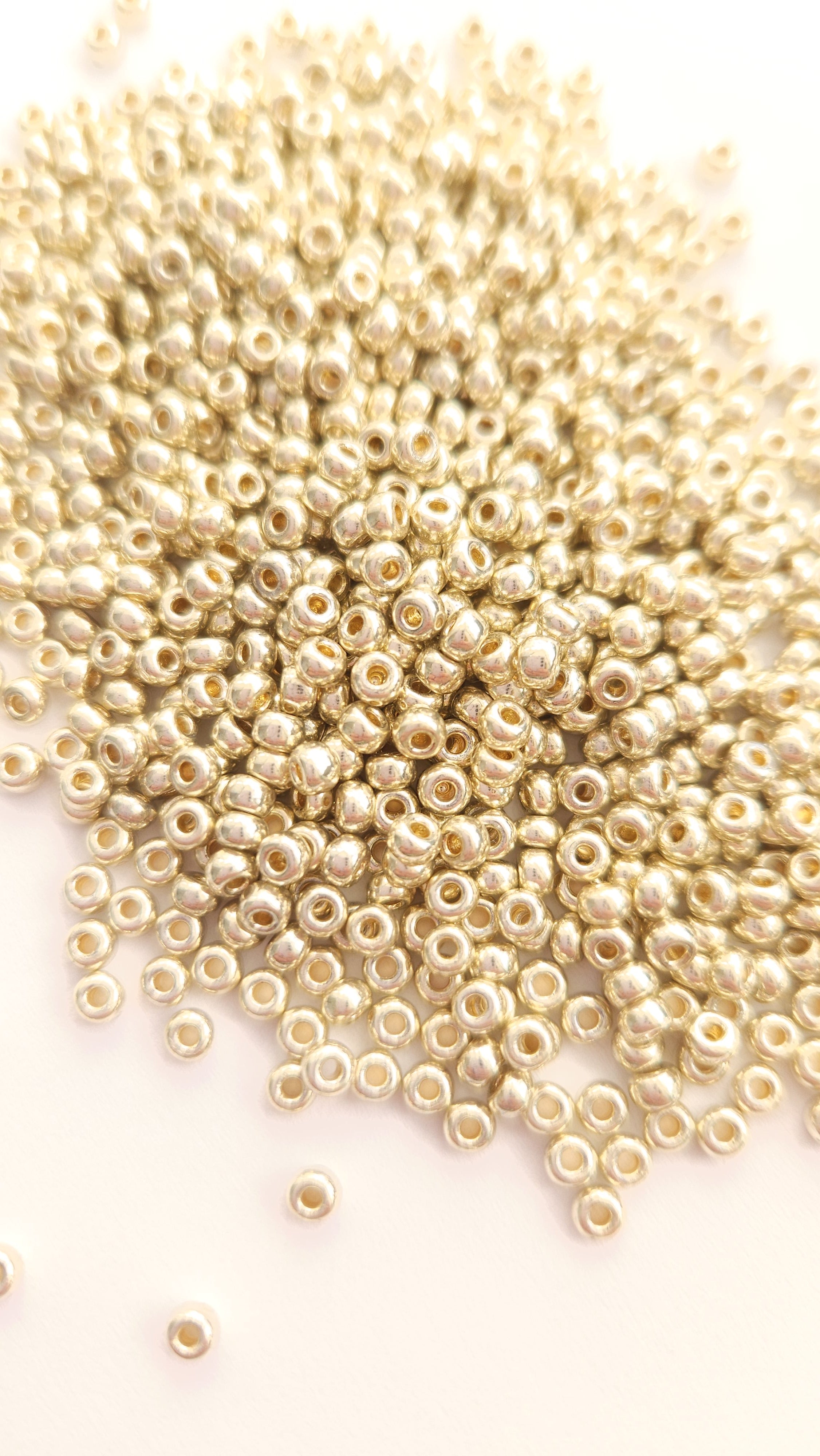Miyuki Seed Beads 8/0 Duracoat Galvenized Silver 4201