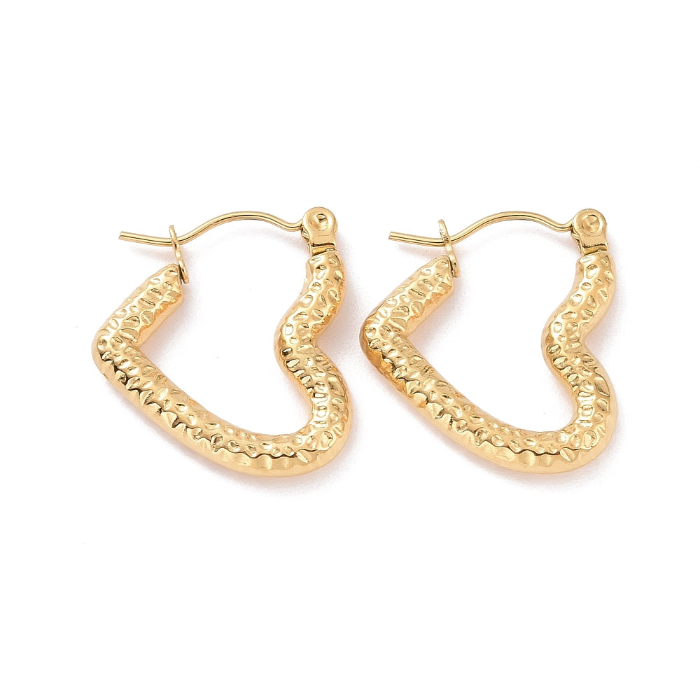 Ion Plating RVS Hart Hoops klein Goud