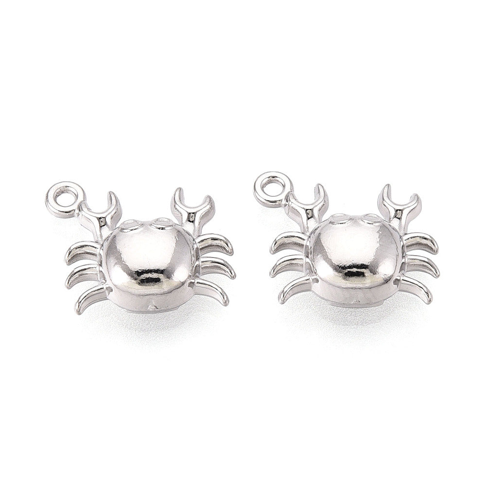 Rvs Krab bedel zee thema zilver voor sieraden maken