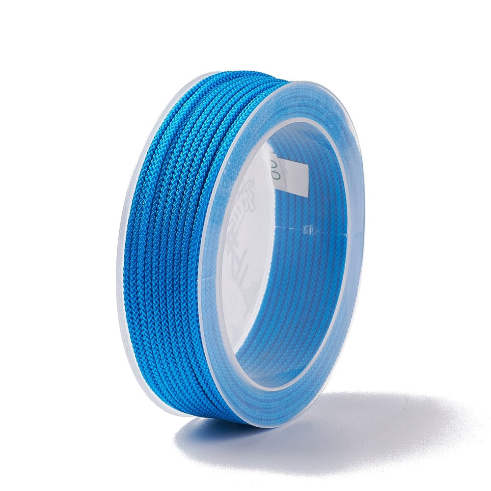 Nylon koord gevlochten 1 mm Blauw 20 meter