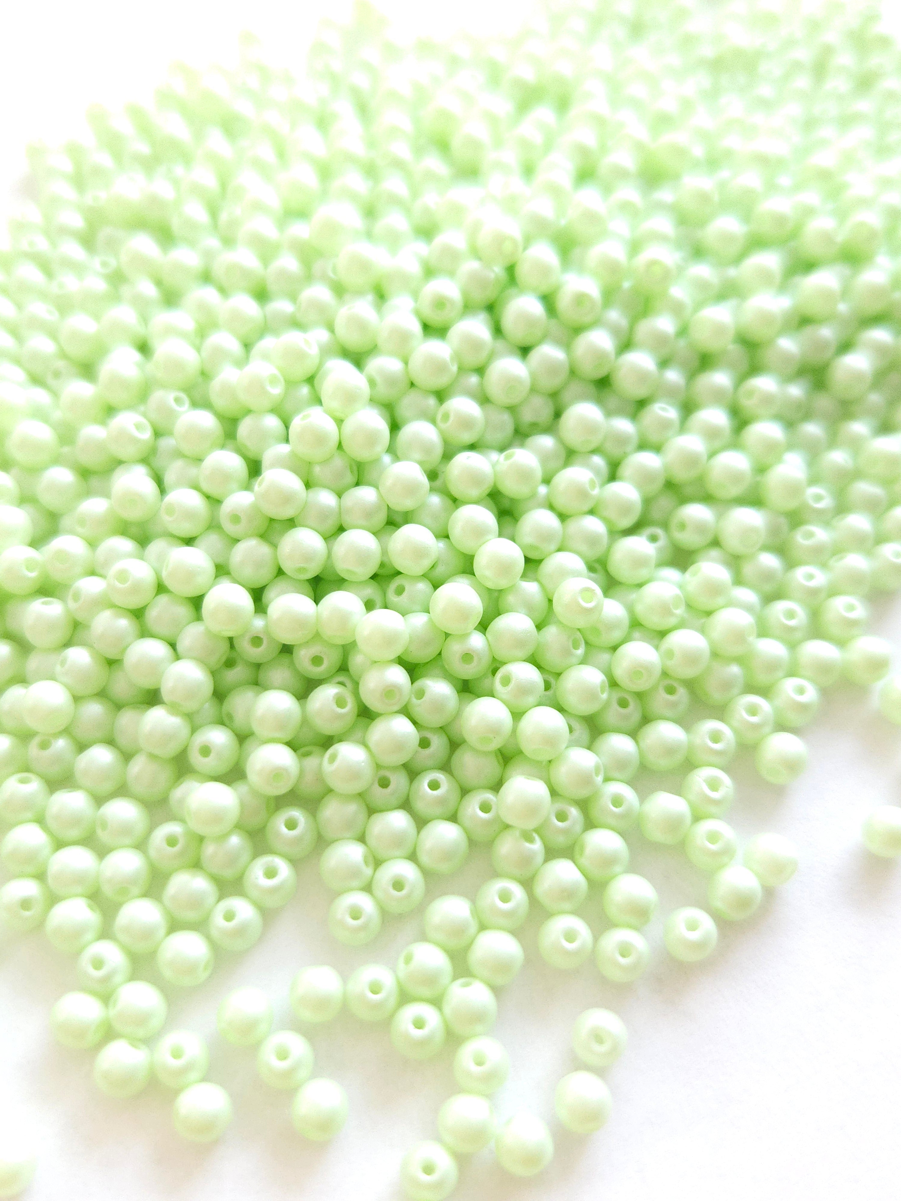 Tsjechische glaskralen 3mm rond &