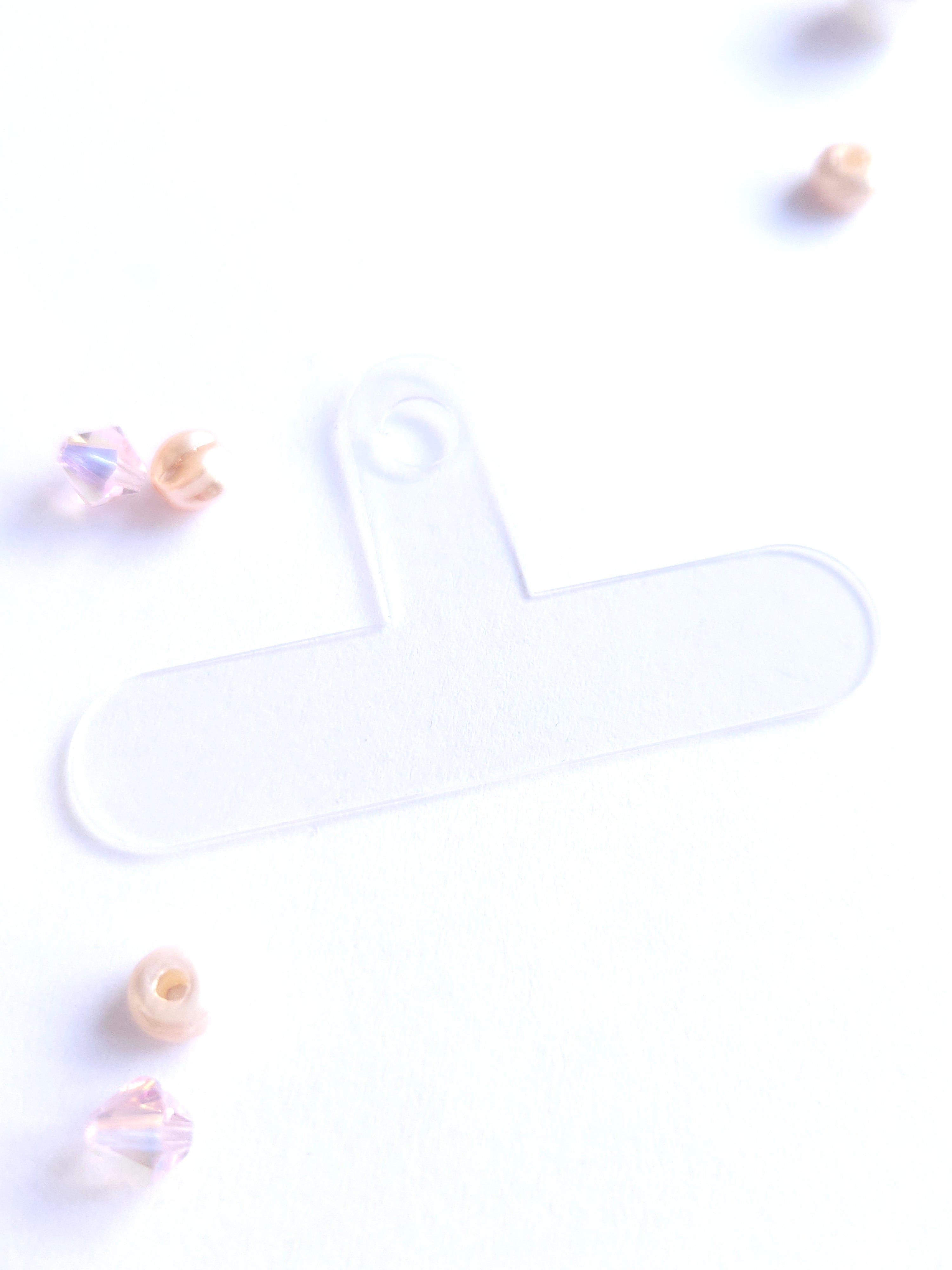 Telefoon jewellery bevestiging transparant 2st