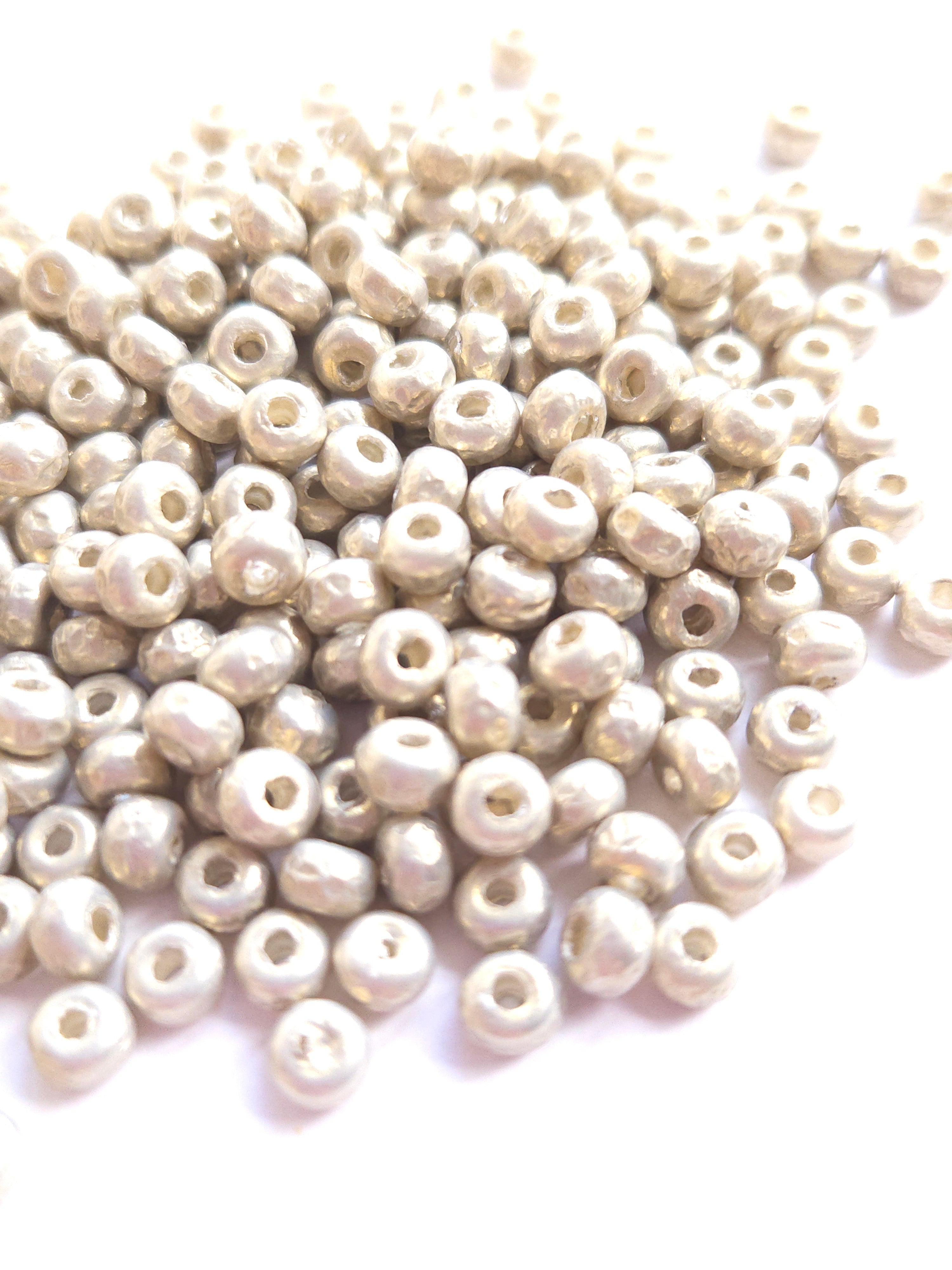 Miyuki Baroque Rocailles 5/0 Silver