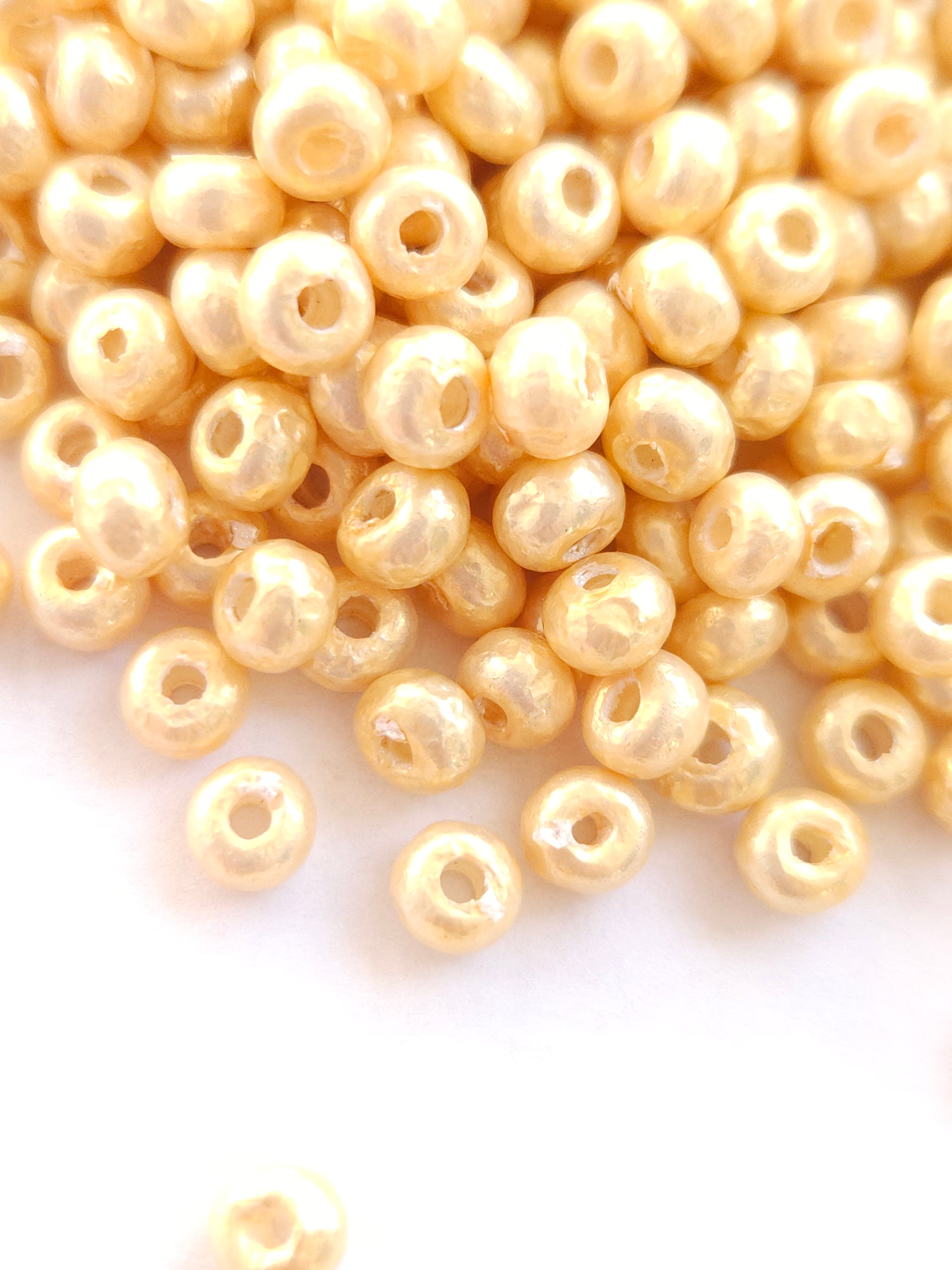 Miyuki Rocailles 6/0 Baroque Pearl Creme