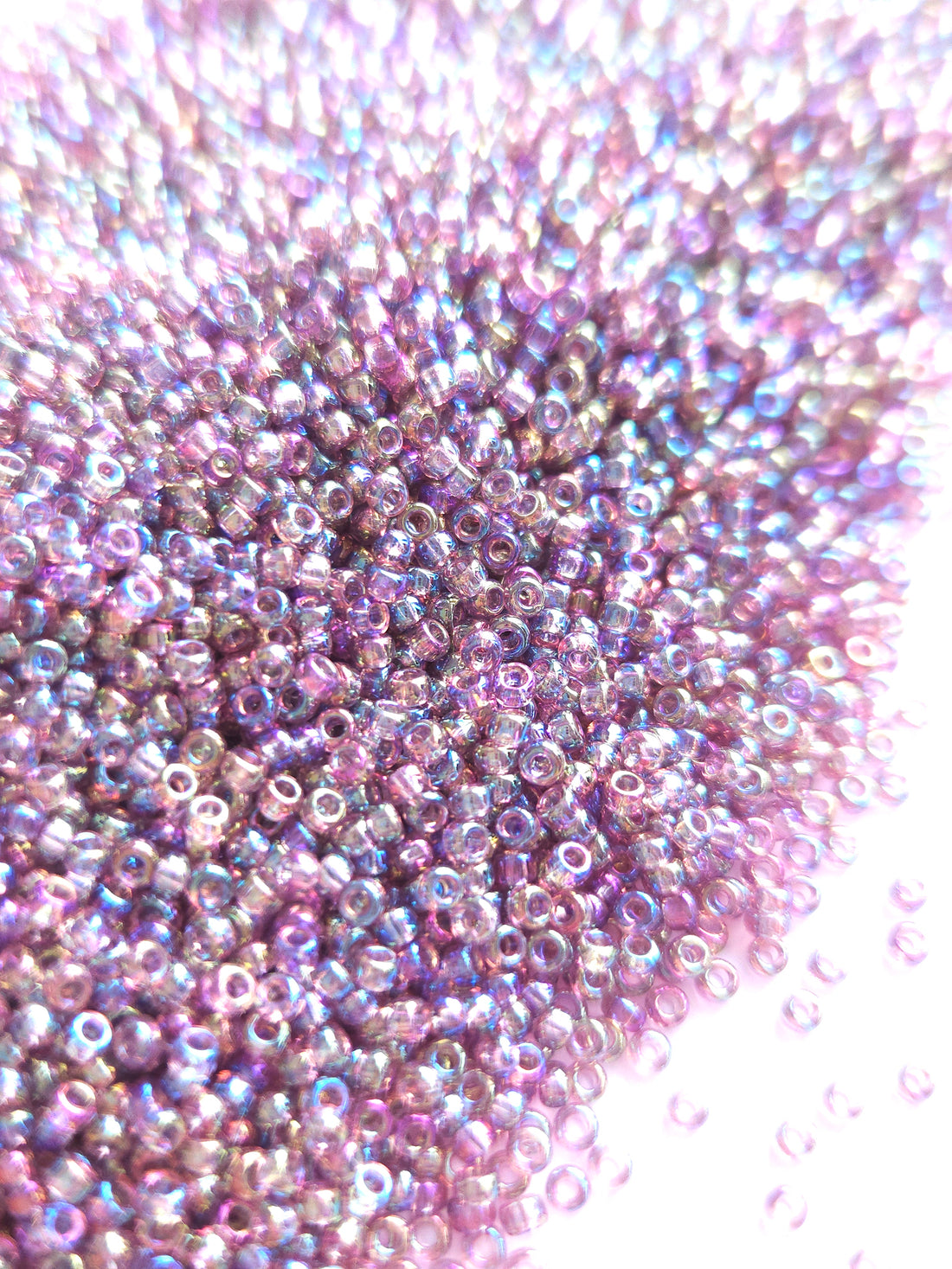 Miyuki Rocailles 11/0 Transparant Smoky Amy AB 0256