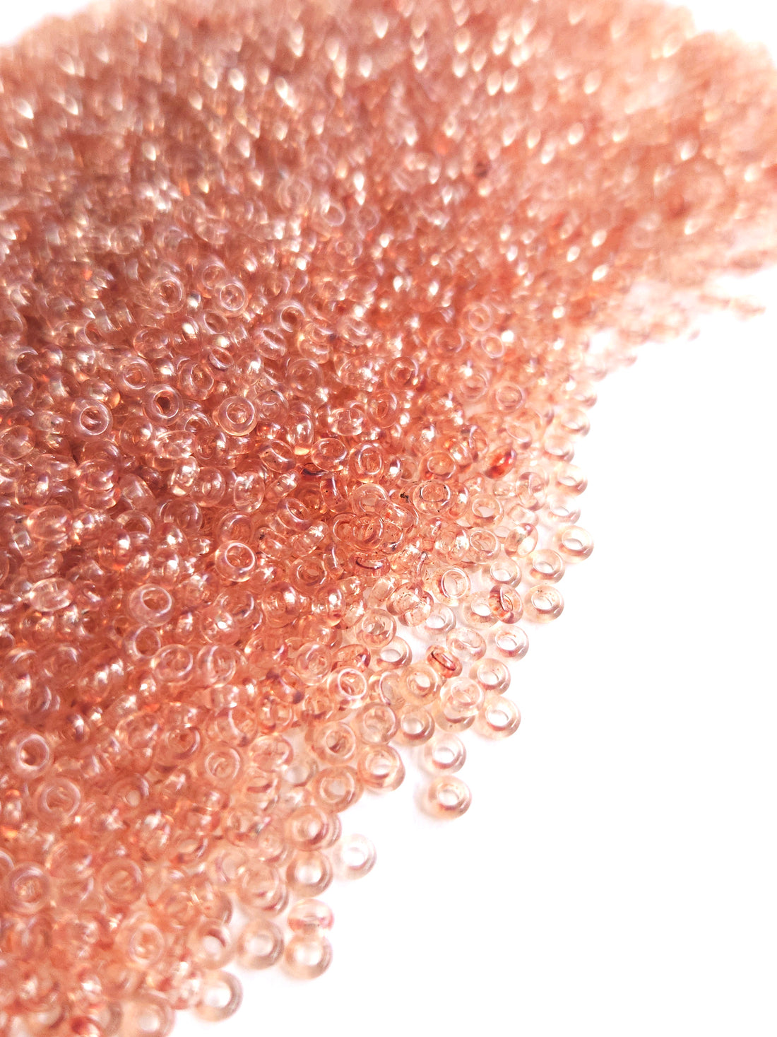 TOHO Demi Rounds 8/0 Transparent Warm Taupe