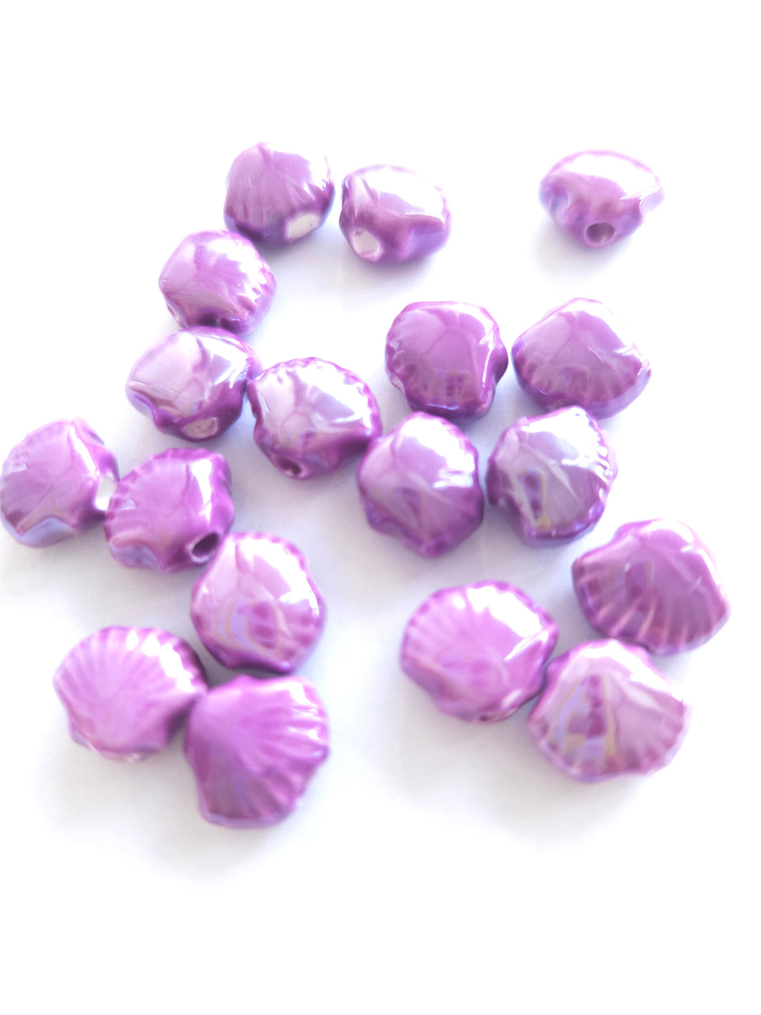 Keramisch schelpje Purple