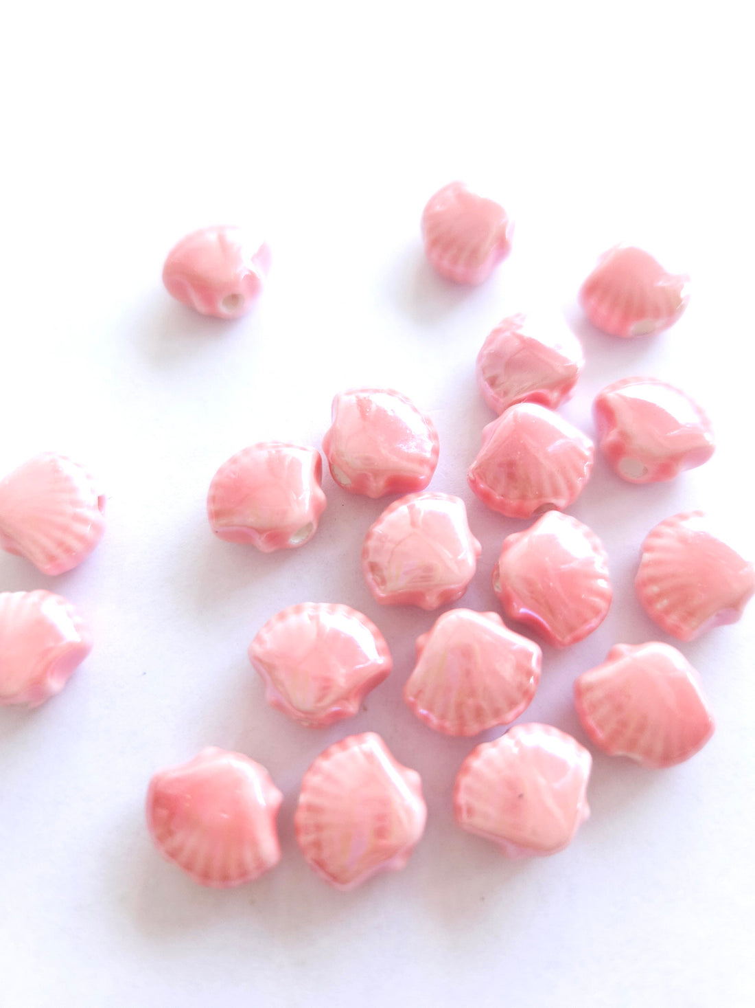 Keramisch schelpje Pink