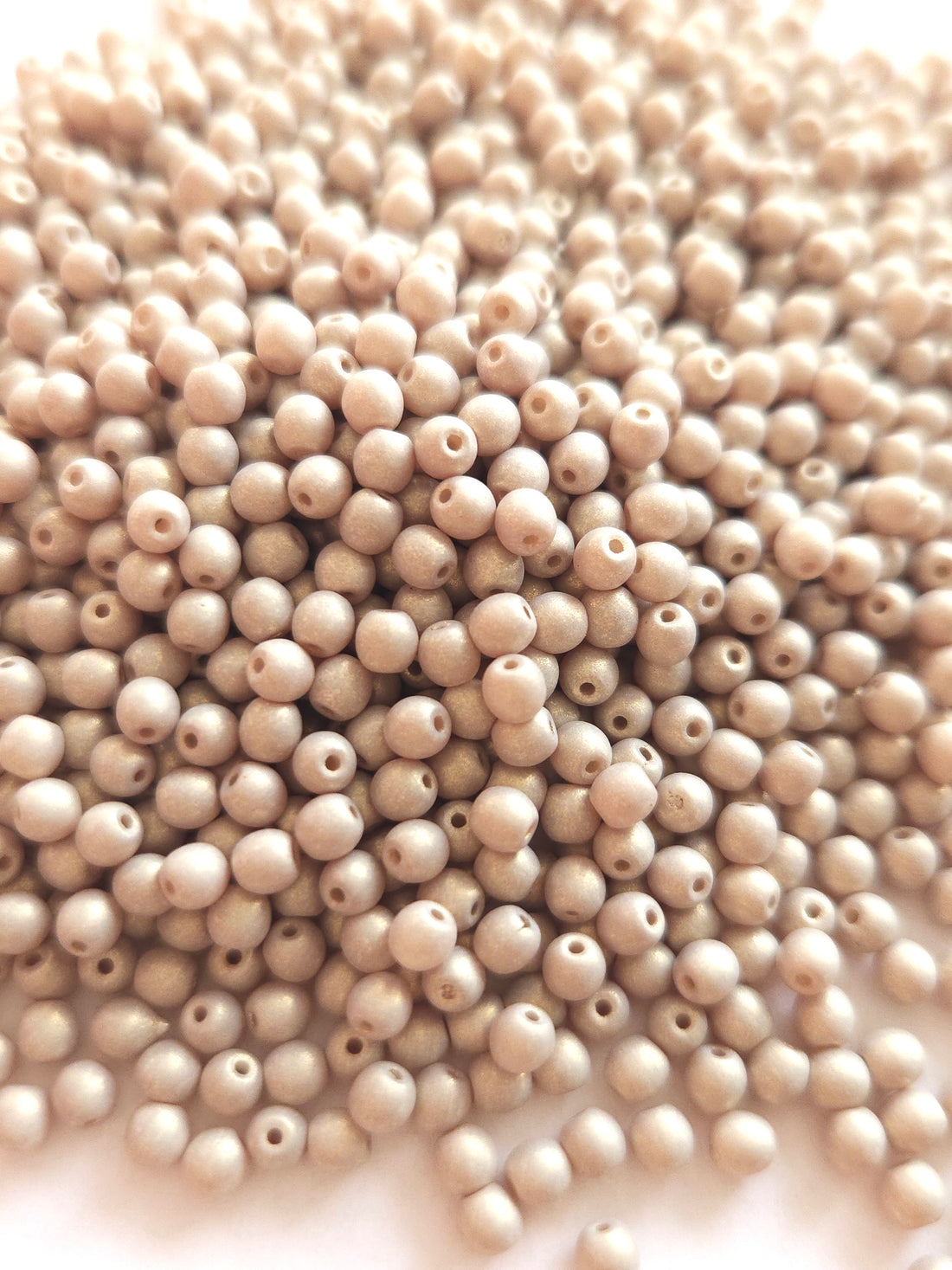 Tsjechische glaskralen 3mm rond &