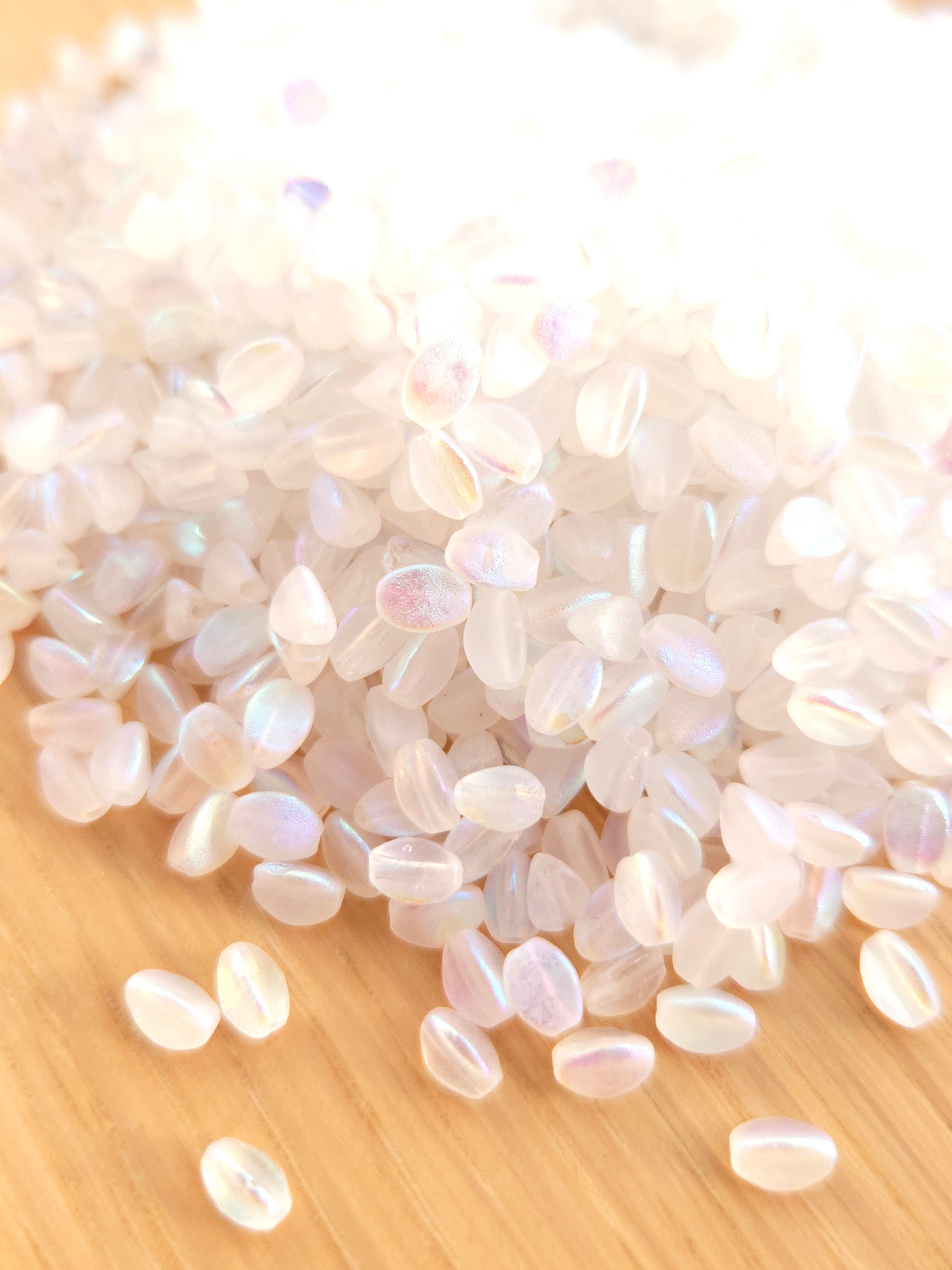 Beukenootje 5x3mm Crystal Etched AB Full