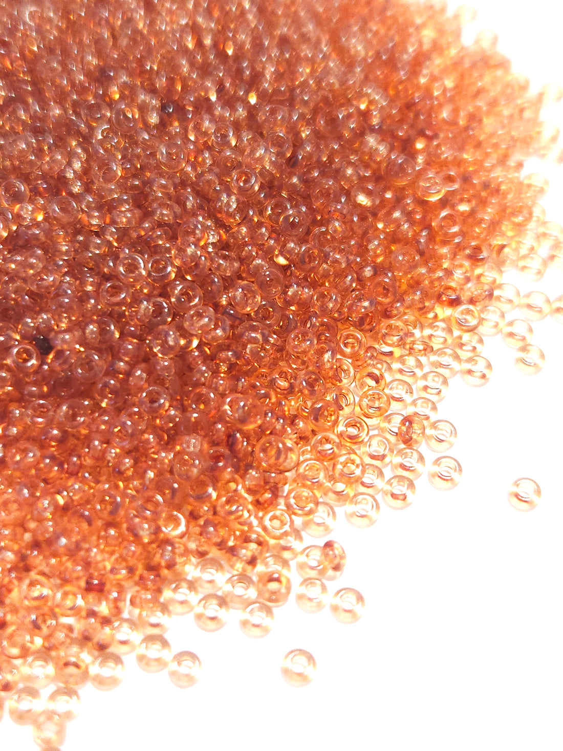 TOHO Demi Round 11/0 Transparent Warm Taupe