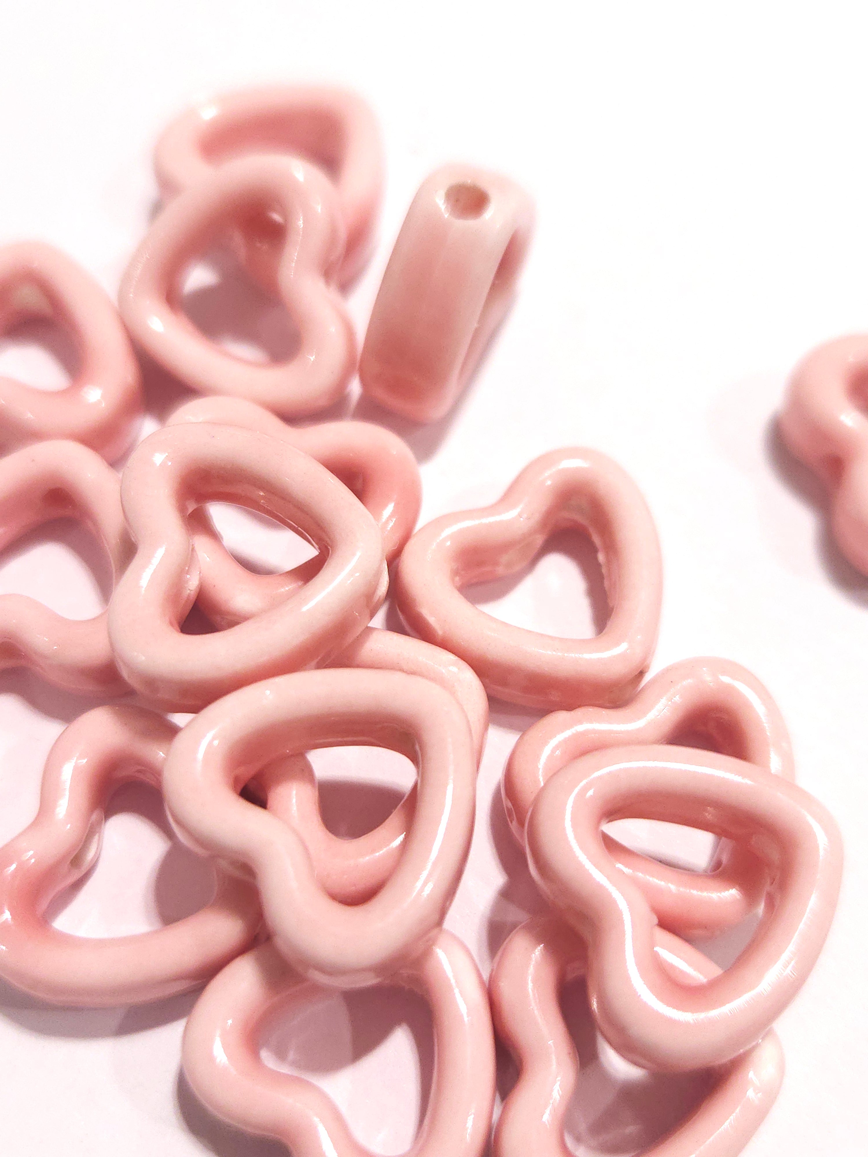 Hartjes kraal Baby Pink