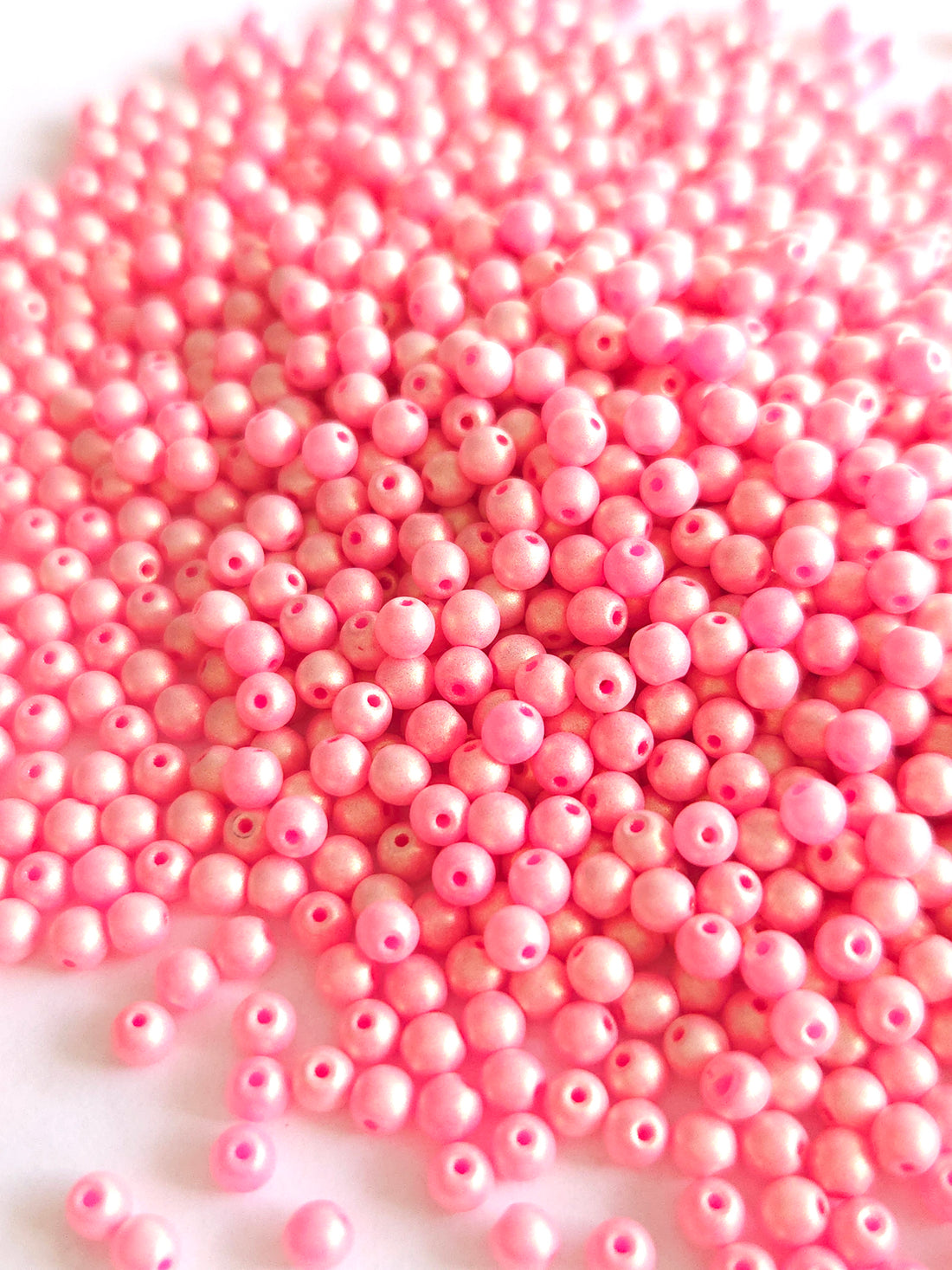 Tsjechische glaskralen 3mm rond &