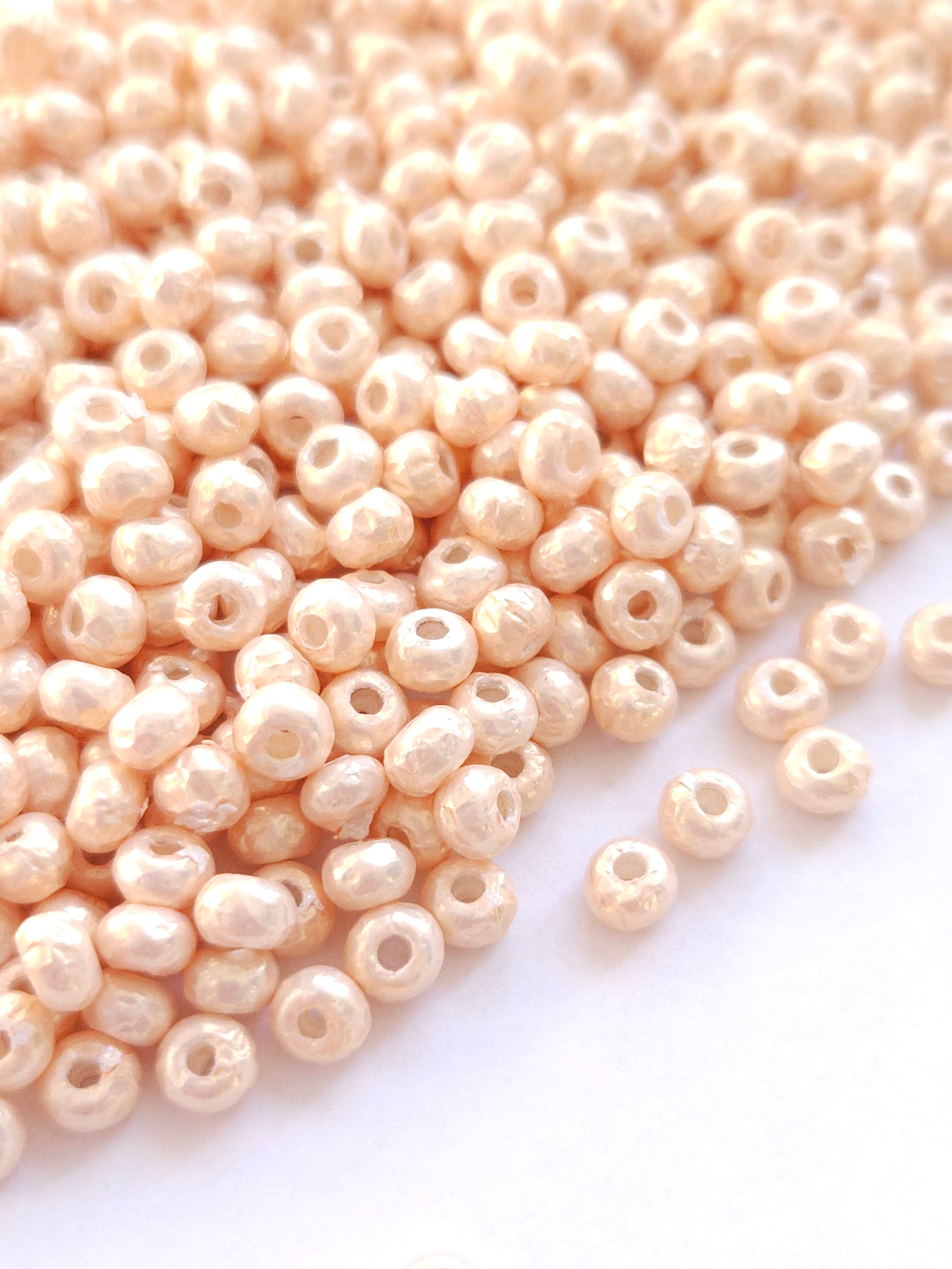 Miyuki Rocailles 6/0 Baroque Pearl Blush Pink