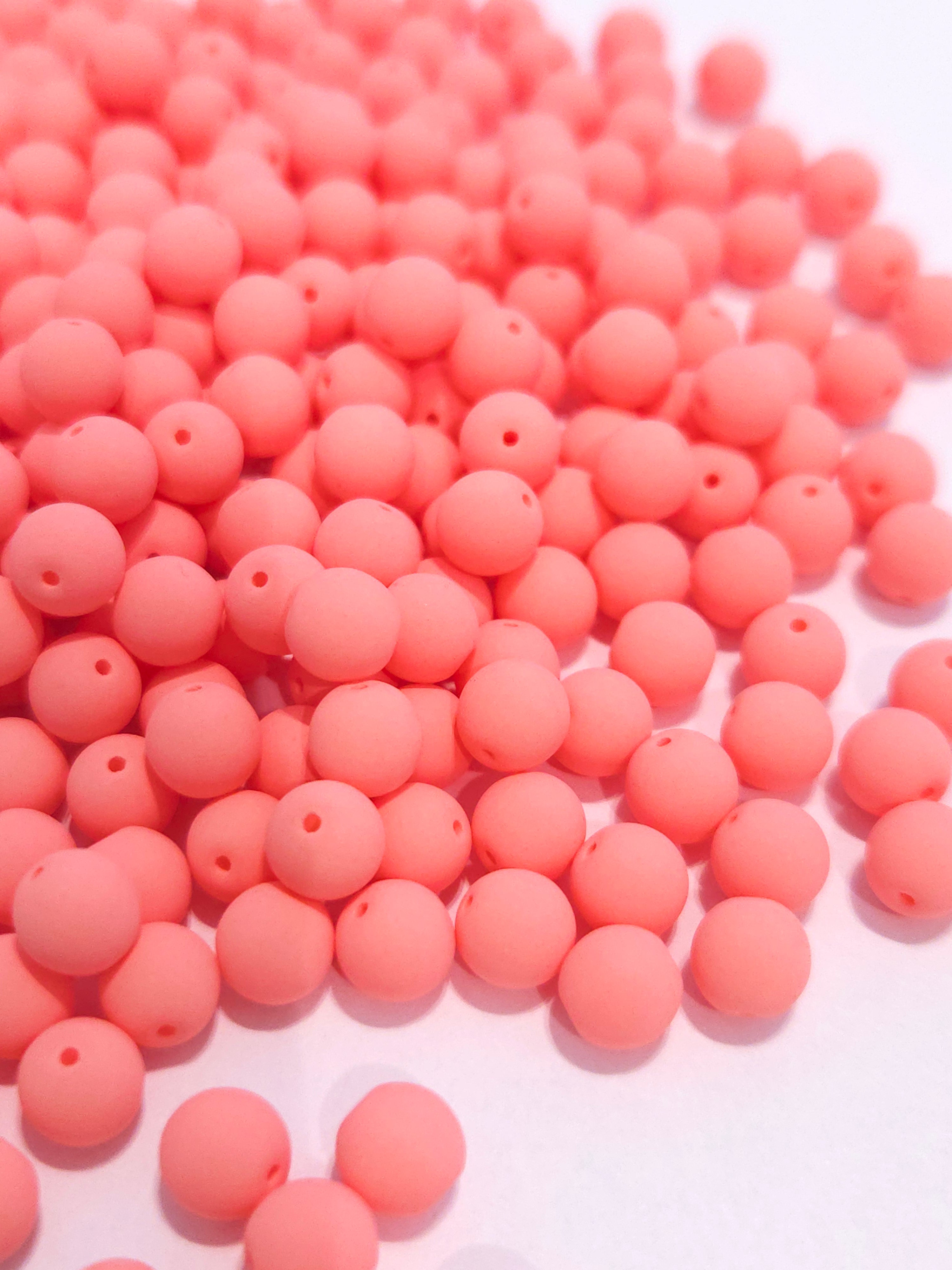 CZ Rond 6mm Alabaster SOFT Coral