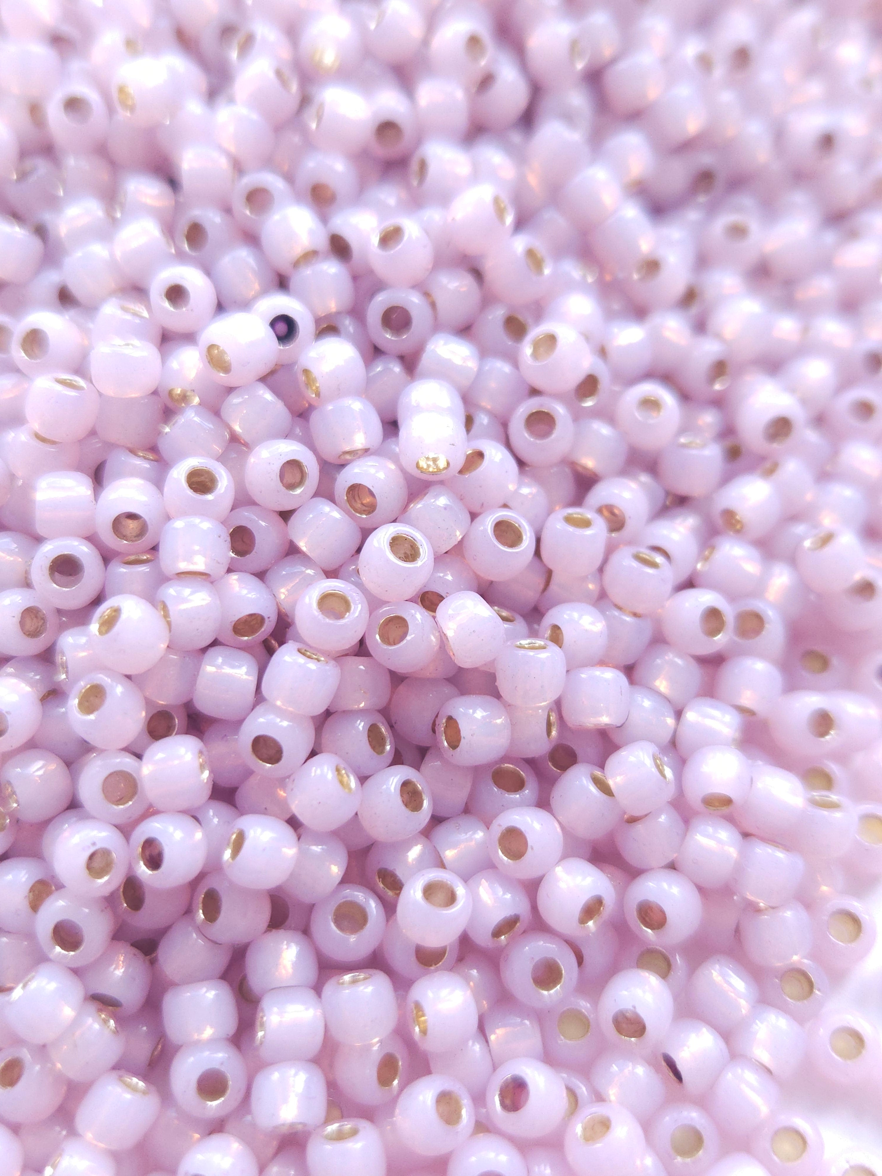 TOHO Seed Beads 6/0 Perma Finish Trans. S.lined Lt Amethyst