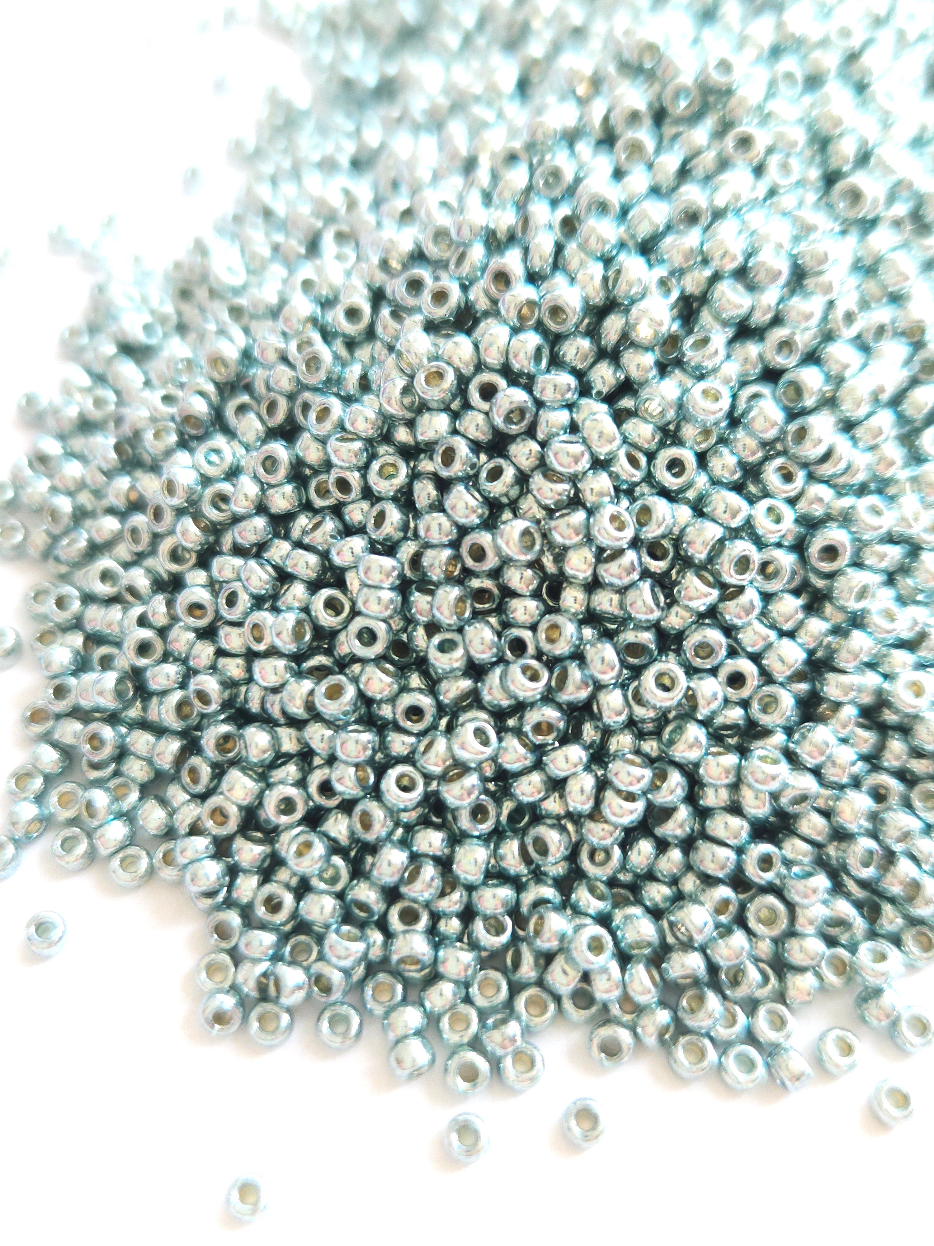 Miyuki Rocailles 11/0 - Duracoat Galvanized Dark Sea Foam 11-4216