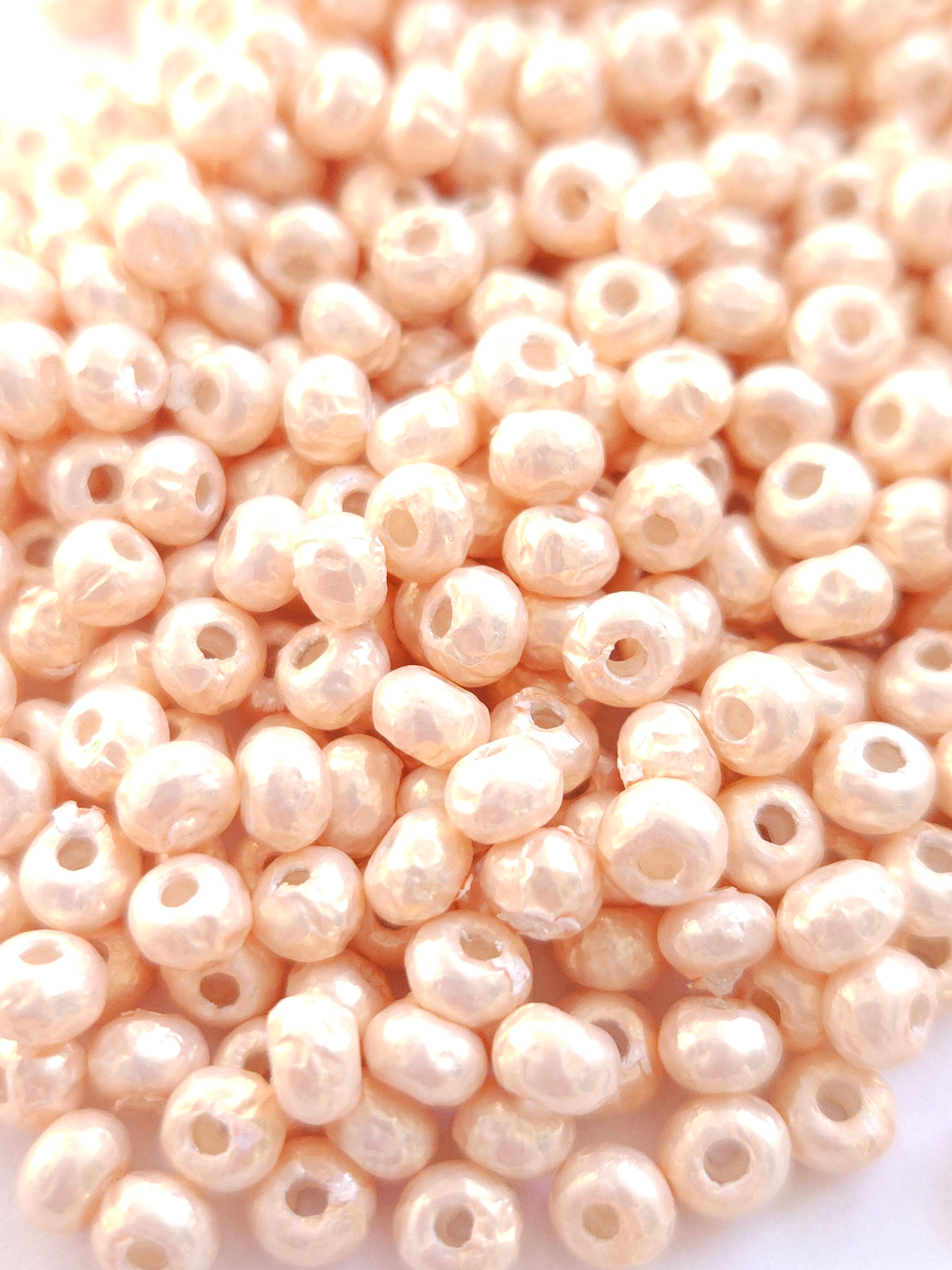 Miyuki Rocailles 6/0 Baroque Pearl Blush Pink