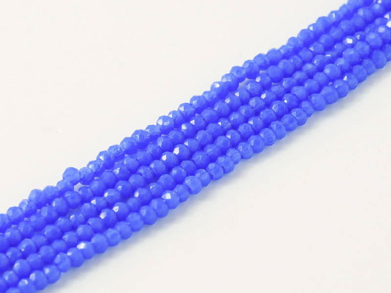 Rondelle 1 mm Baltic Blue