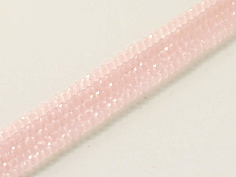 Rondelle 1 mm Pale Pink