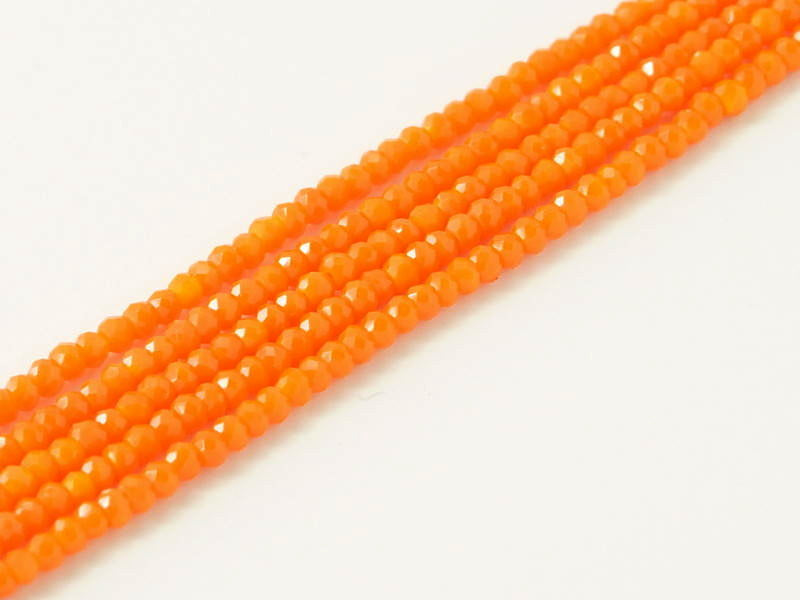 Rondelle 1 mm Tangerine