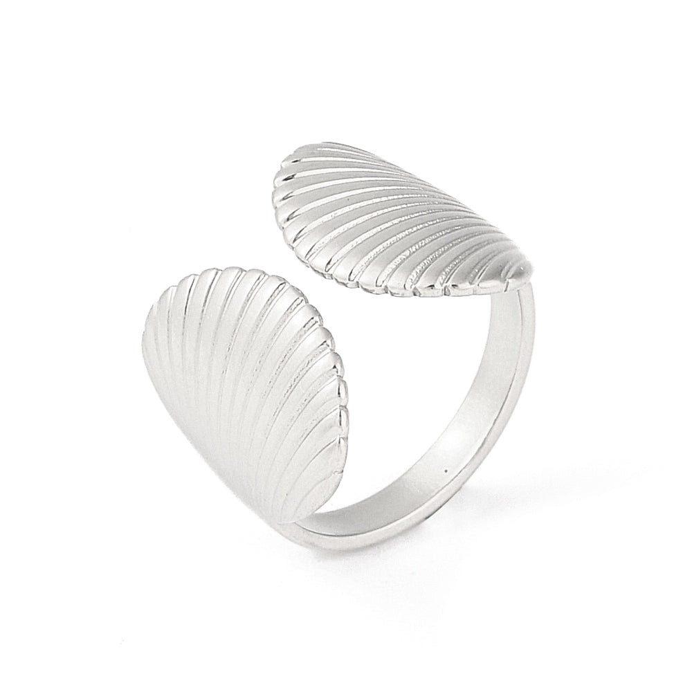 RVS Schelp ring