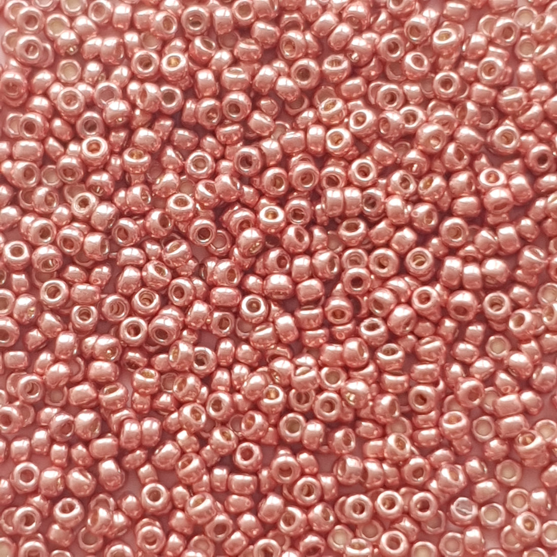 miyuki rocailles 15/0 - duracoat galvanized dark coral 4209