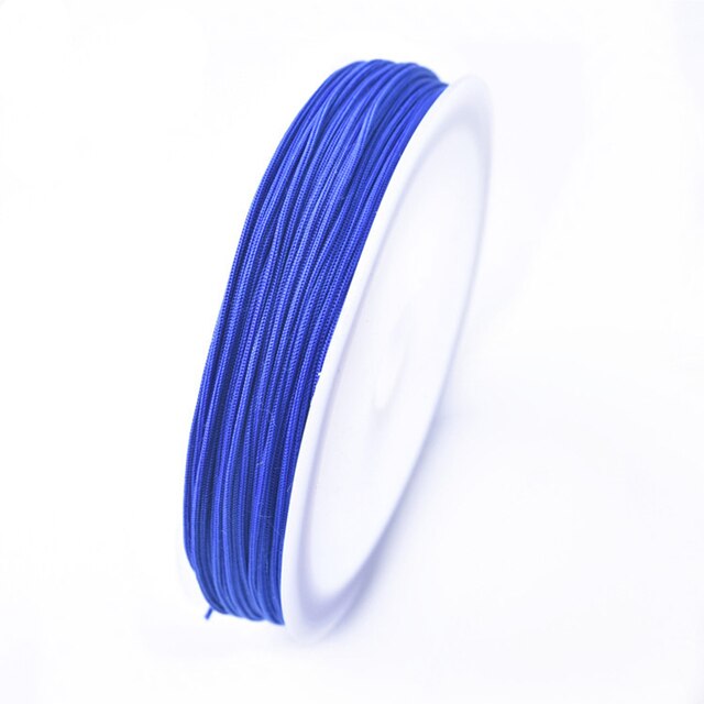 Nylon Koord 0,8mm kobalt blauw 10 meter op rol