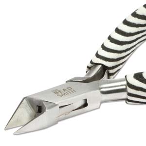 BeadSmith Side Cutter / Kniptang Zebra