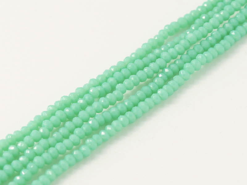 Rondelle 1 mm Pacific Green