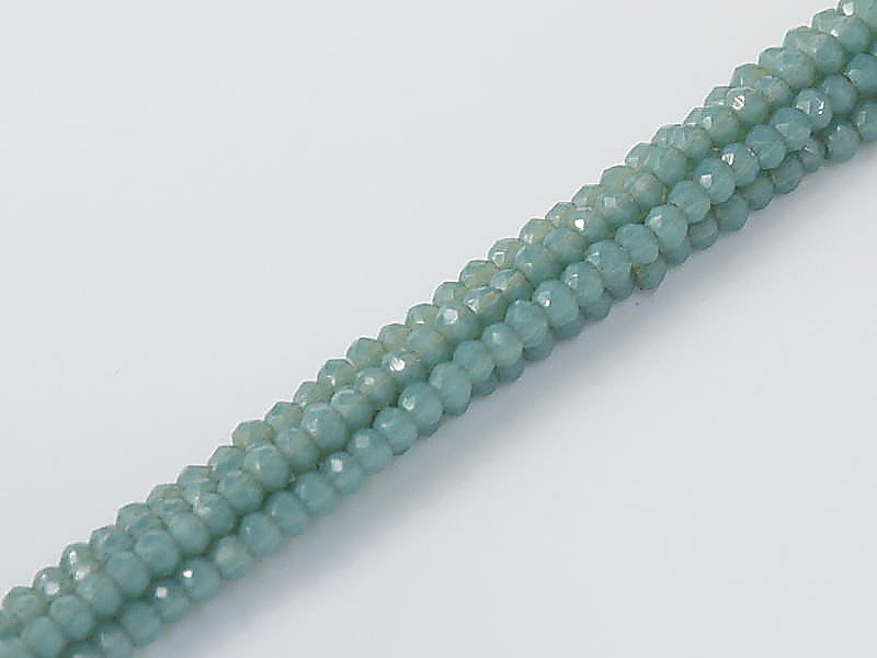 Rondelle 1 mm Seafoam Green