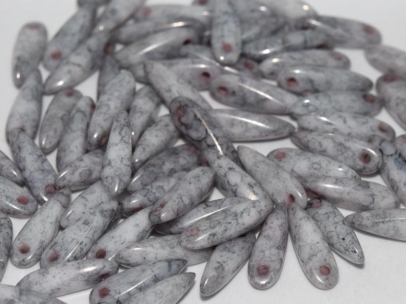 Dagger 3 x 11 mm Chalk White Teracota Copper