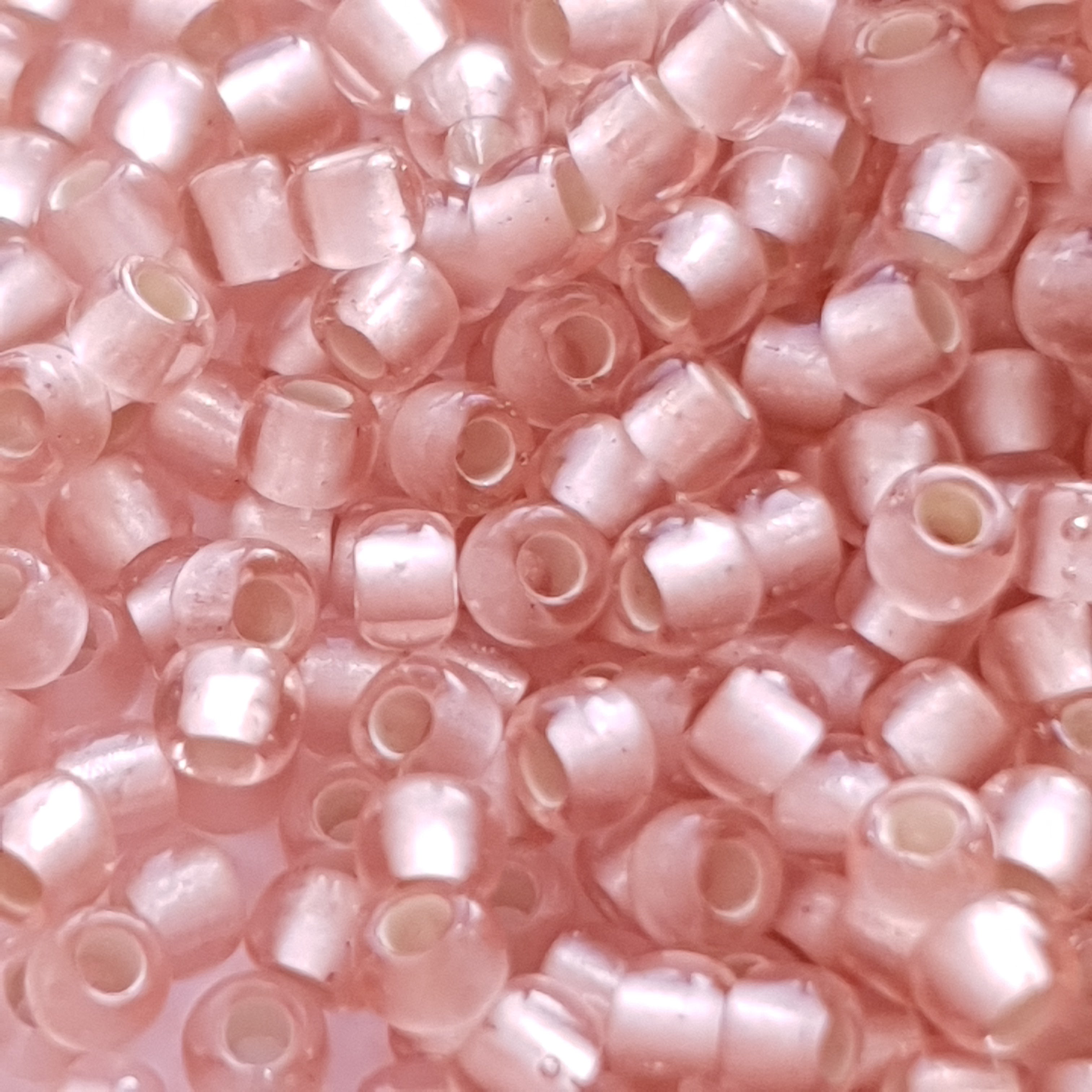 Silver Lined Frosted Rosaline TR-11-31F