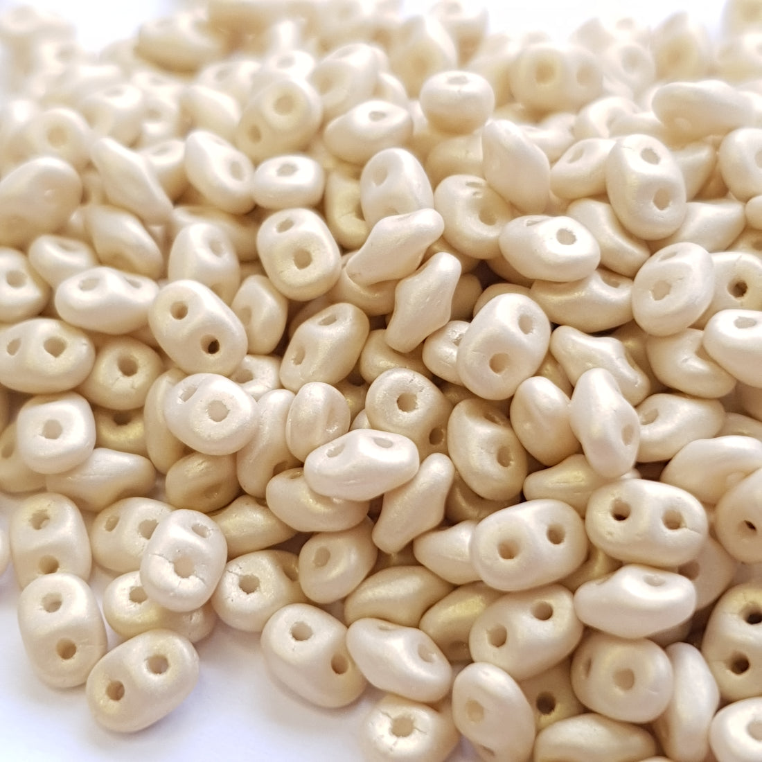 Superduo 5x2mm Powdery Light Gold